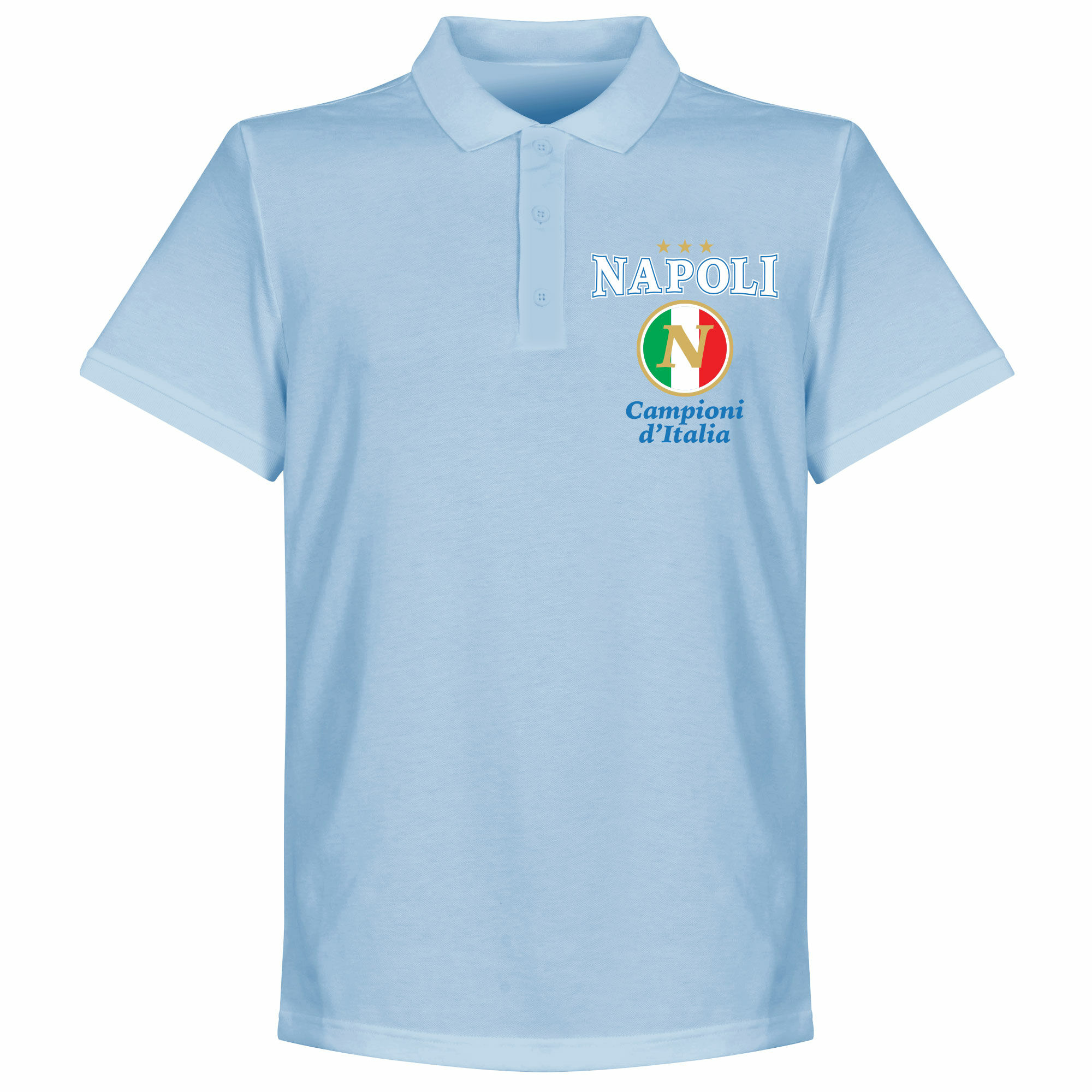 SSC Neapol - Tričko s límečkem "Campioni" - modré