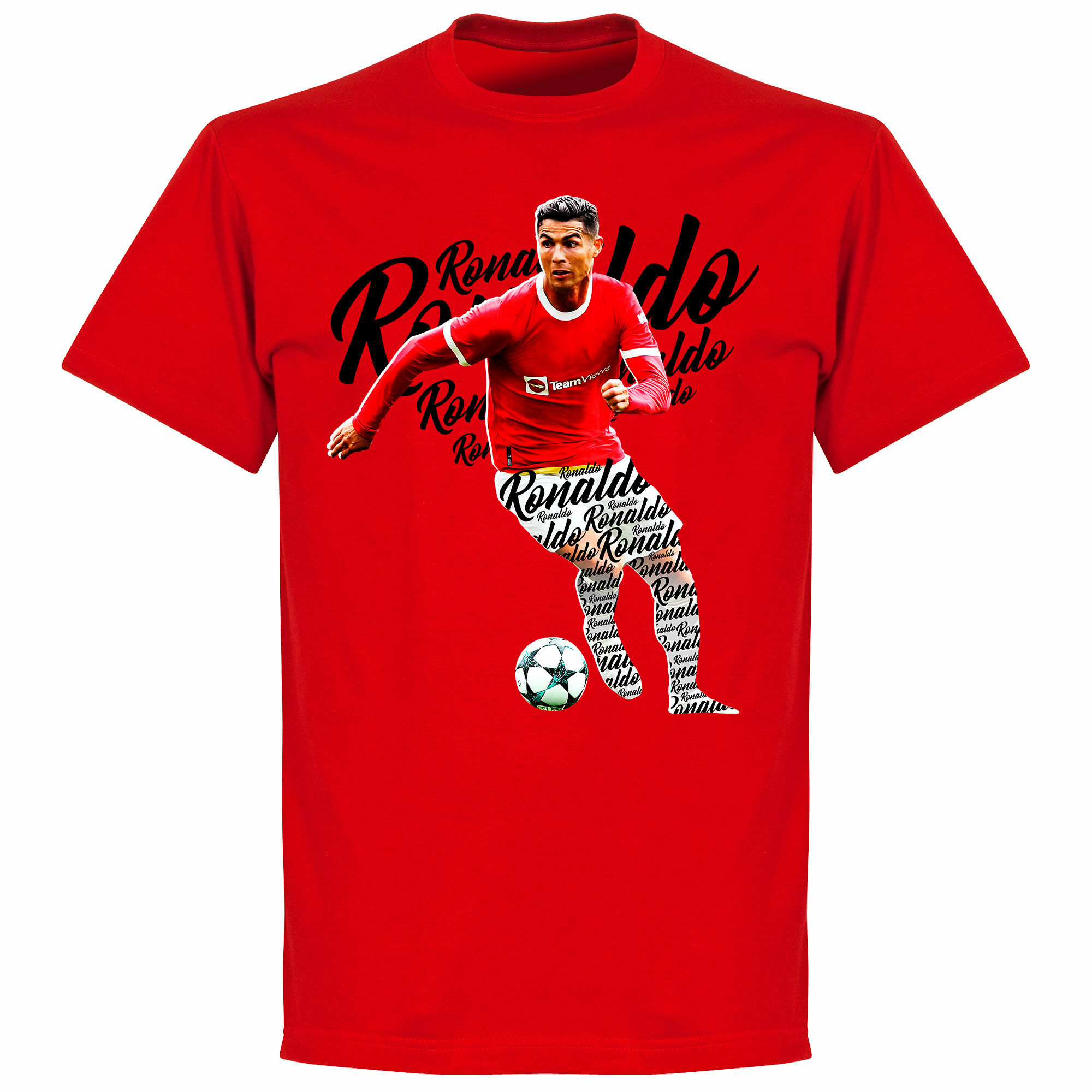 Manchester United - Tričko "Script" dětské - červené, Ronaldo