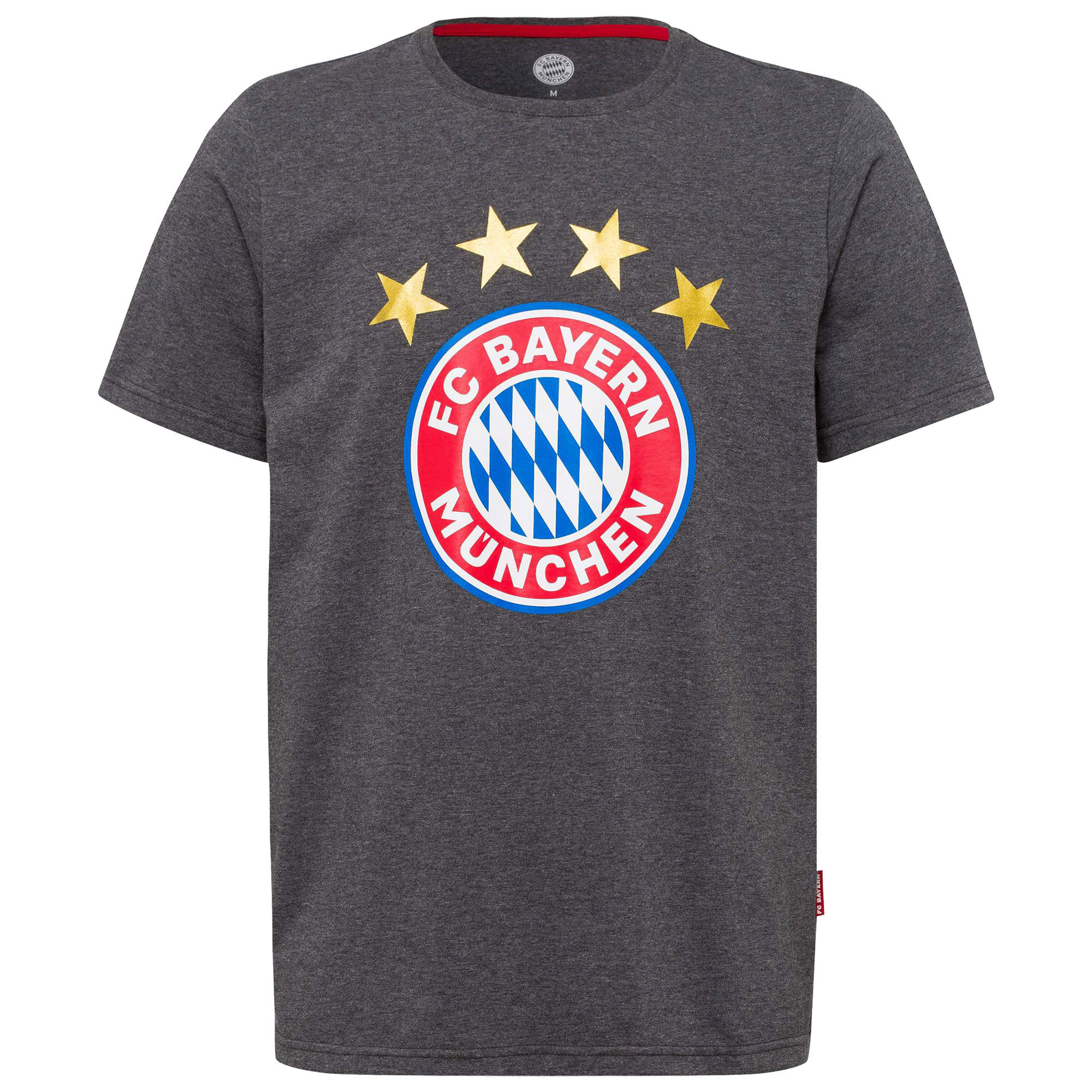 Bayern München - Tričko "Logo" - šedé