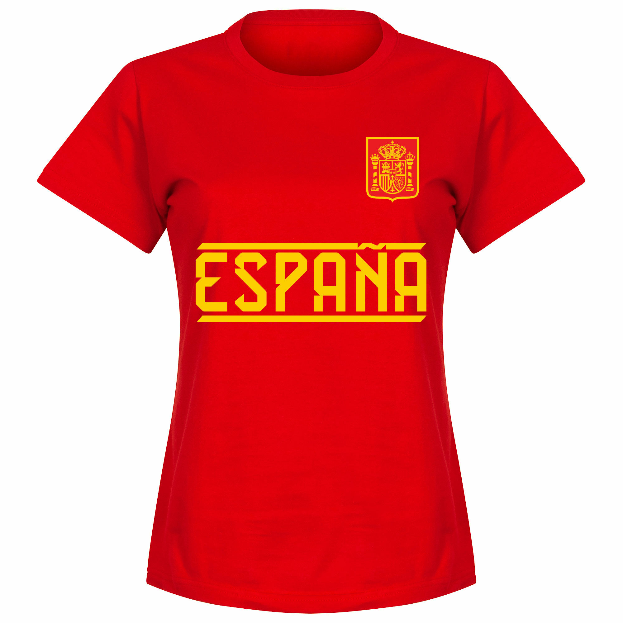 Španělsko - Tričko dámské - červené