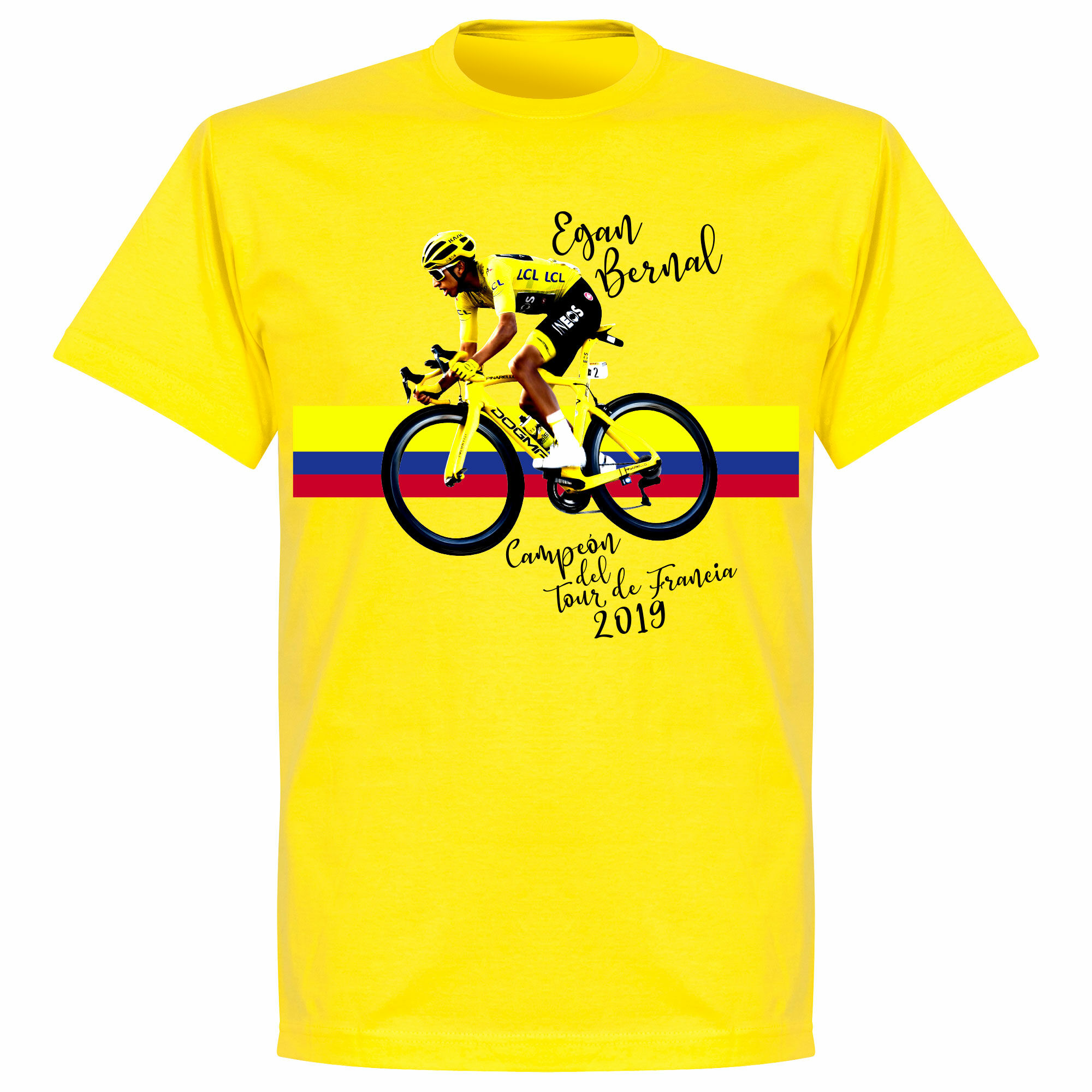 Kolumbie - Tričko - žluté, Egan Bernal