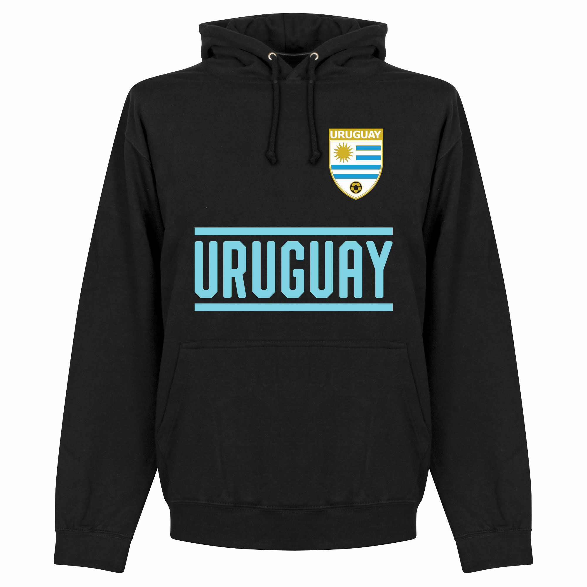 Uruguay - Mikina s kapucí dětská - černá