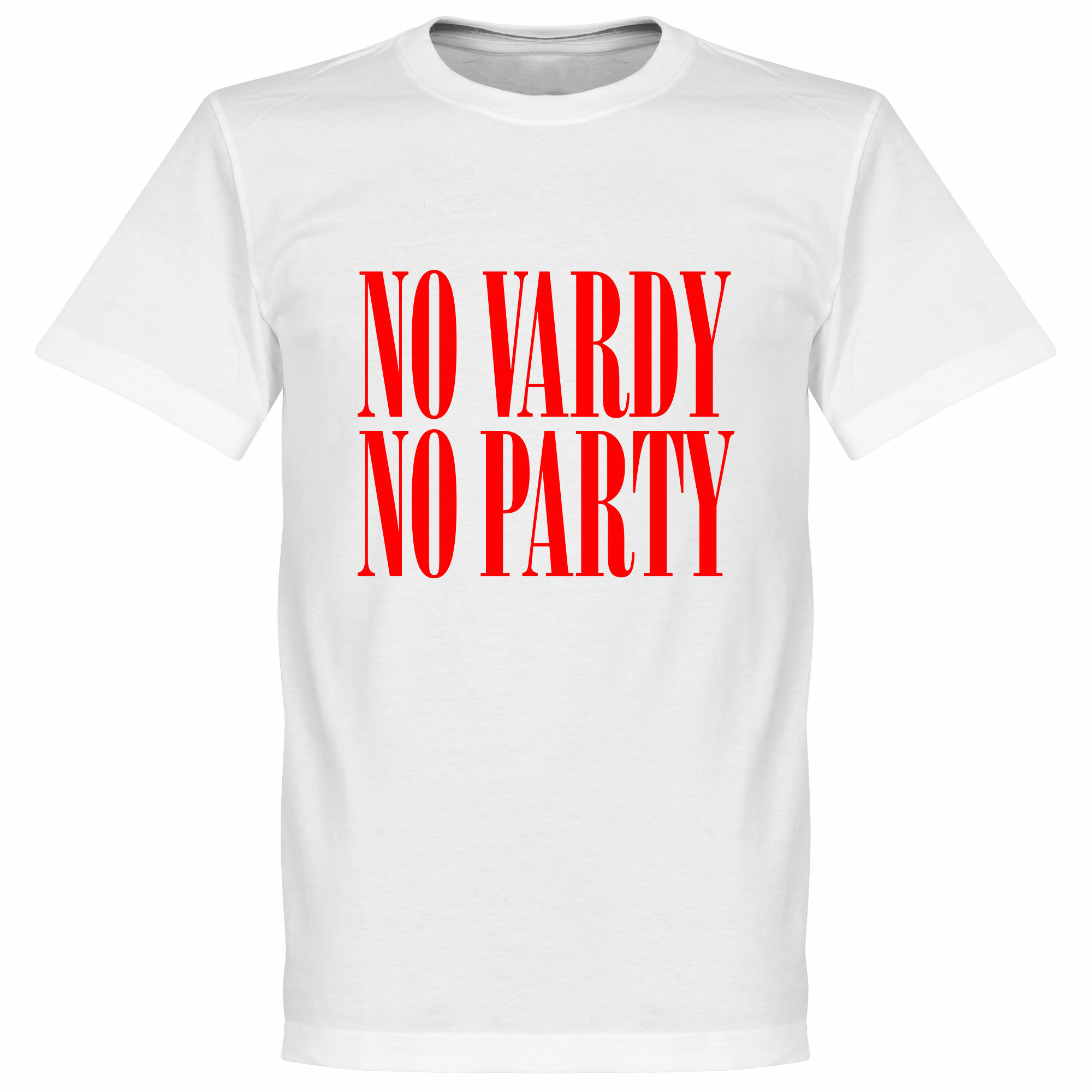 Anglie - Tričko "No Party" - bílé, Jamie Vardy