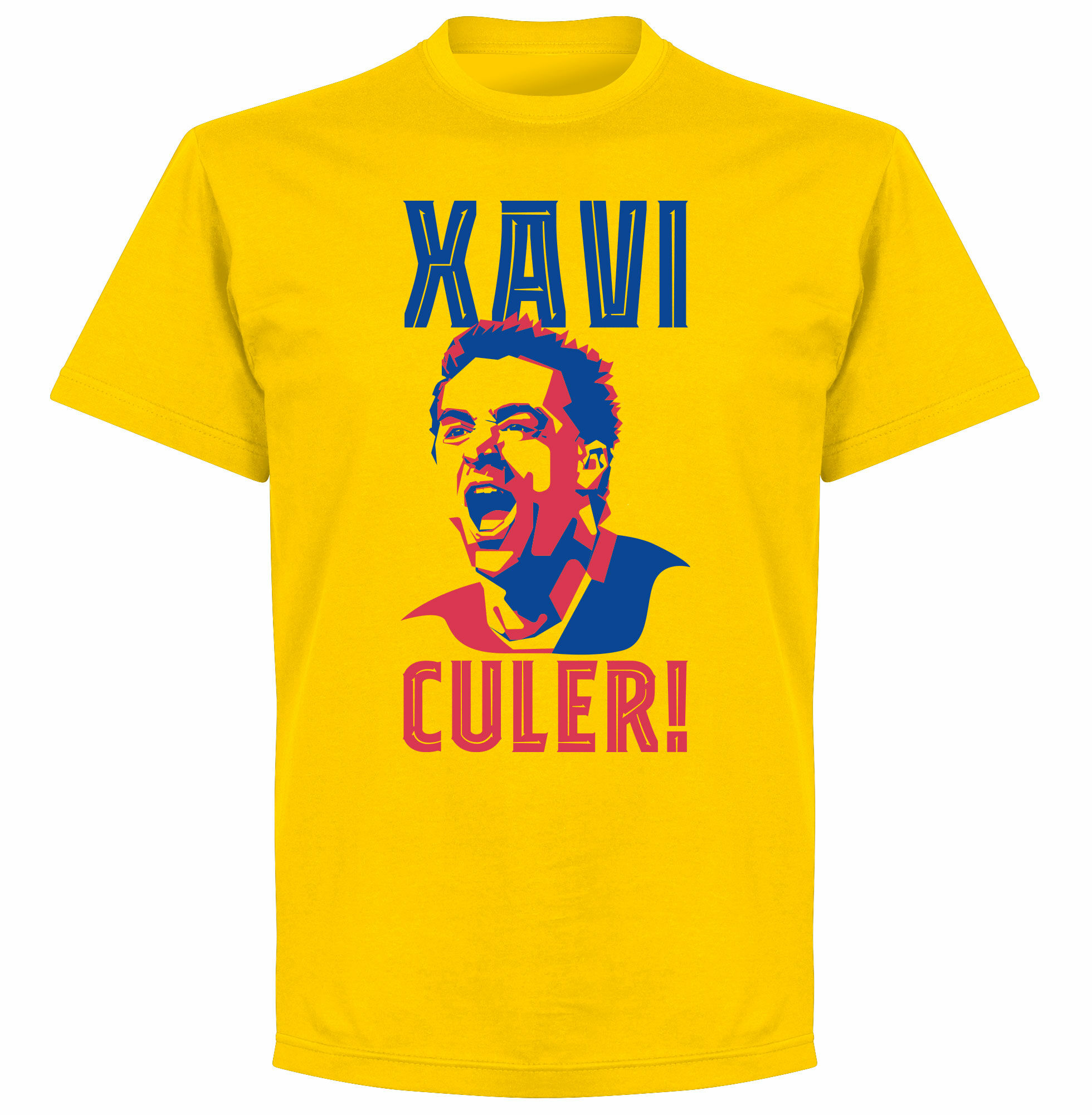 Barcelona - Tričko "Culer" - Xavi, žluté