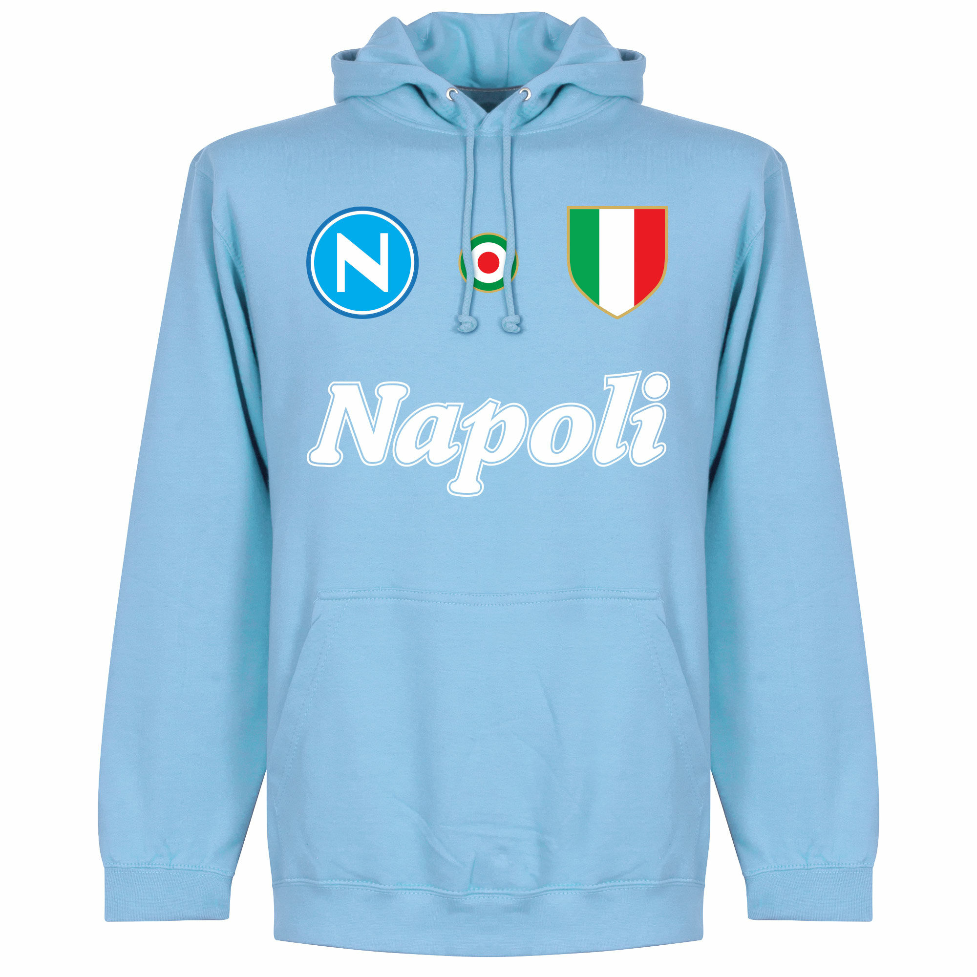SSC Neapol - Mikina s kapucí - modrá
