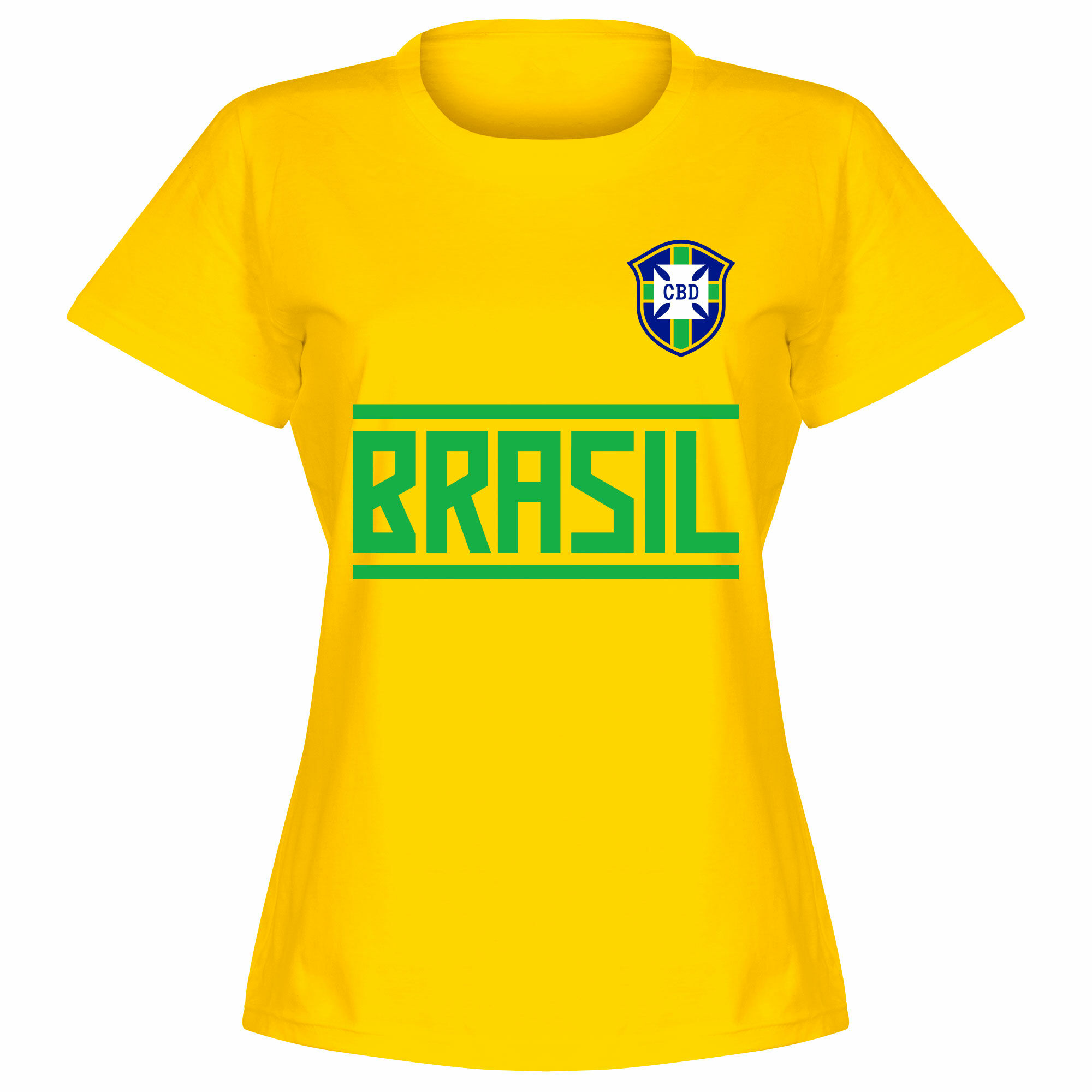 Brazílie - Tričko dámské - žluté