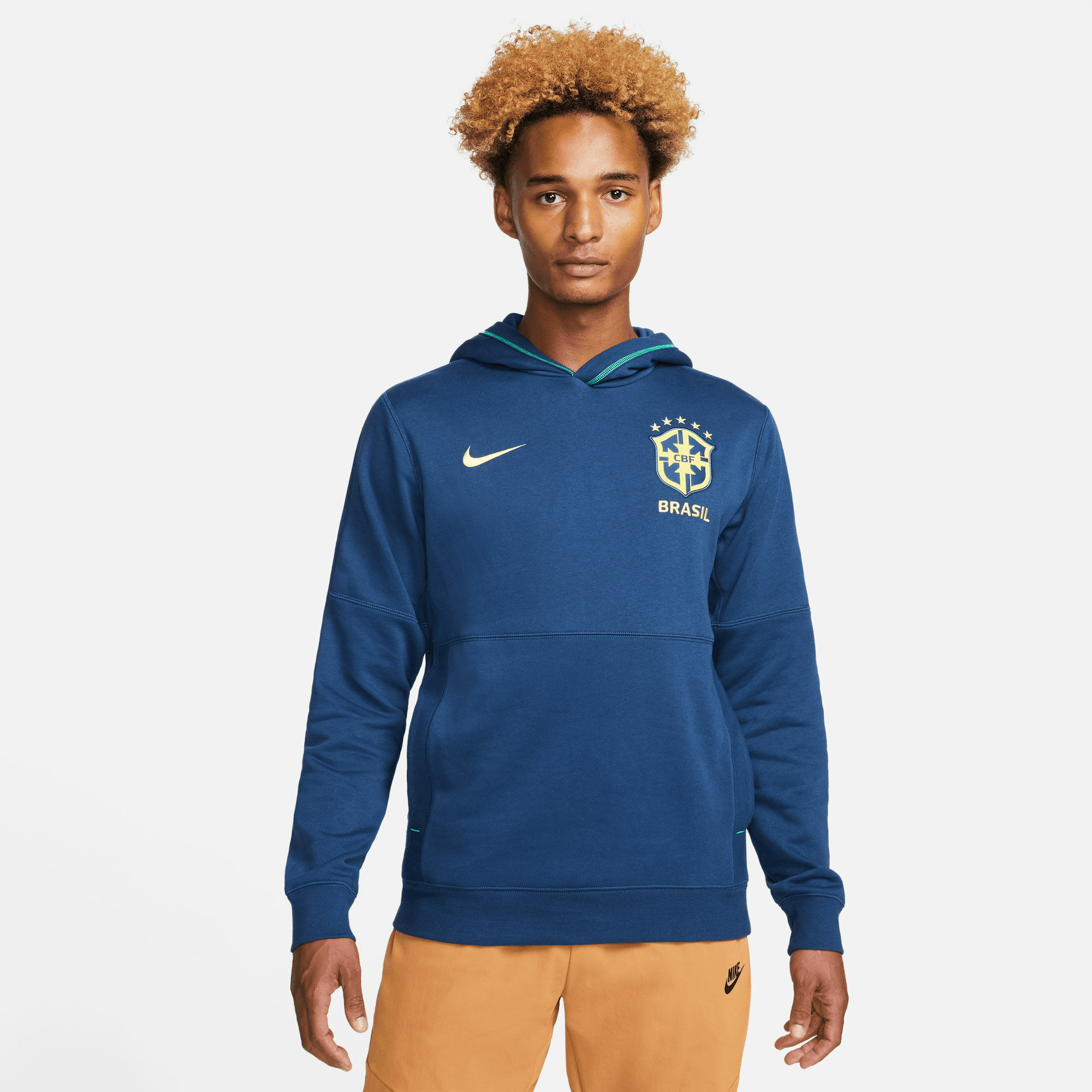 Nike 2022-2023 Brazil Fleece Graphic Pullover Hoody