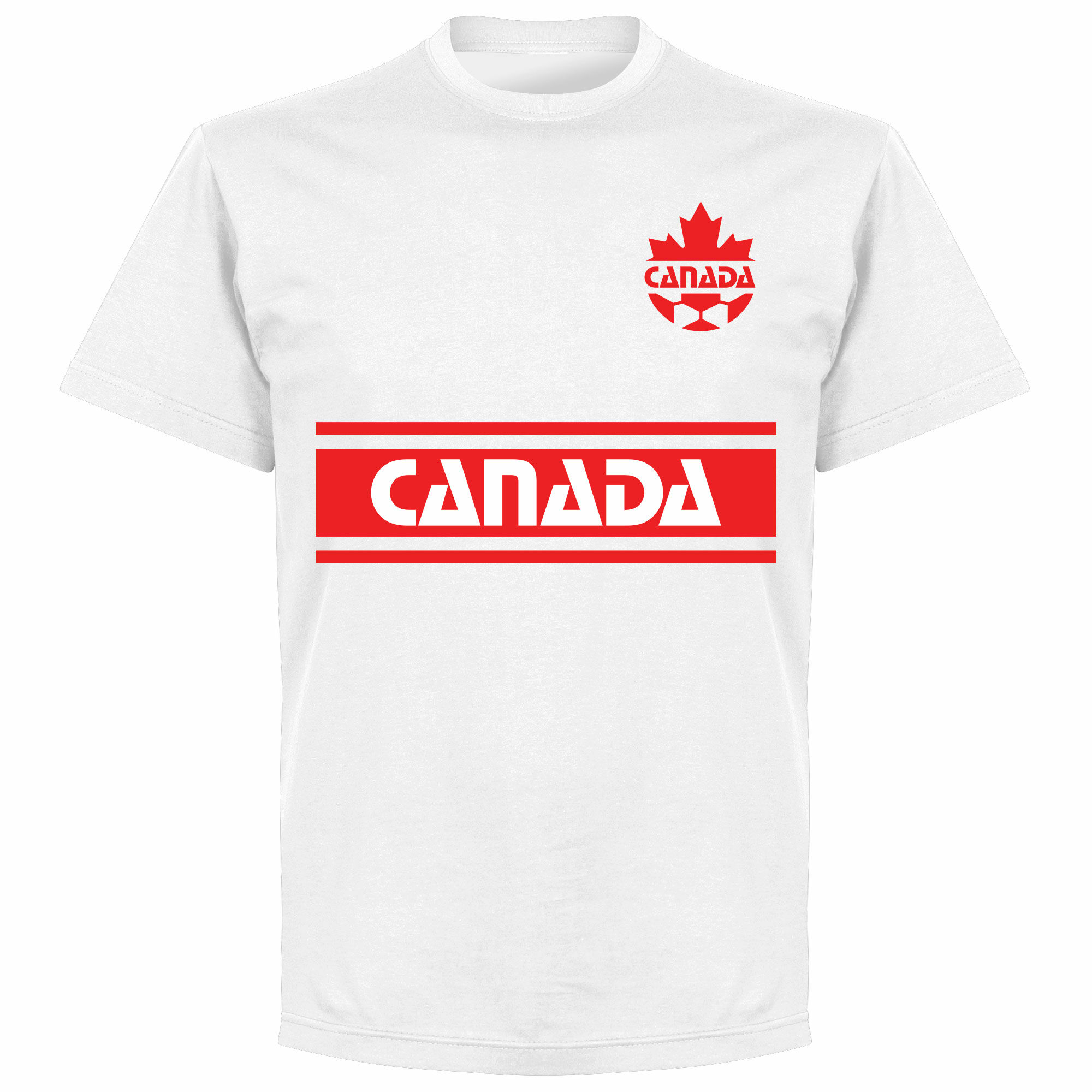 Kanada - Tričko - bílé, retrostyl