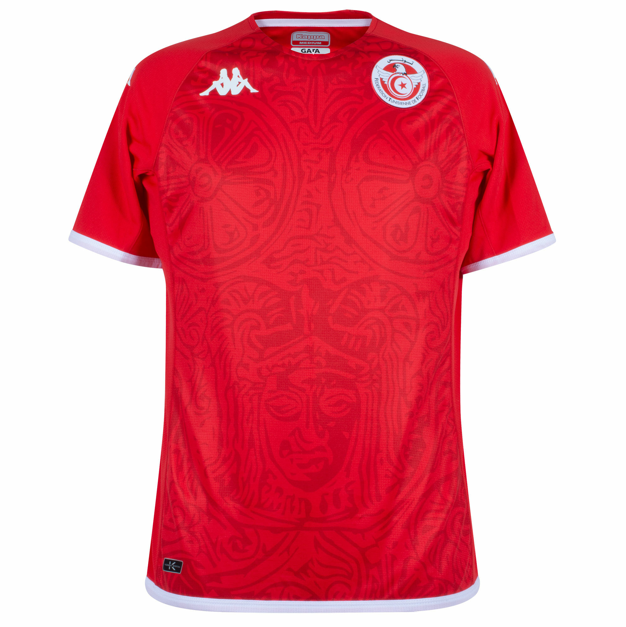 Tunisko - Dres fotbalový "Kombat" - červený, domácí, sezóna 2022/23