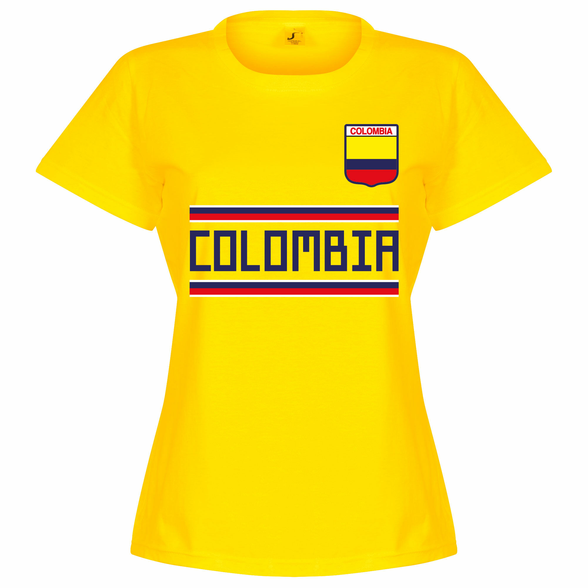 Kolumbie - Tričko dámské - žluté