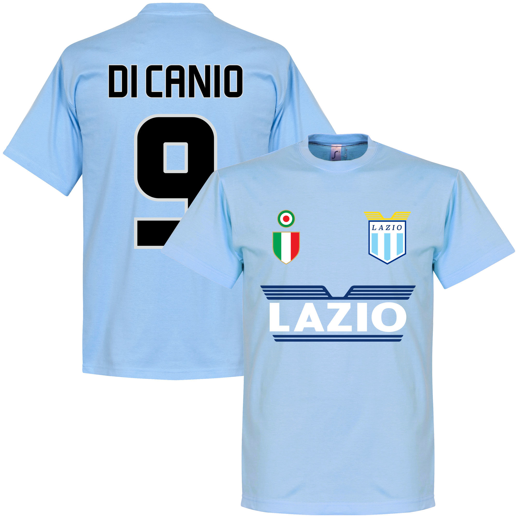 SS Lazio - Tričko - číslo 9, Paolo Di Canio, modré