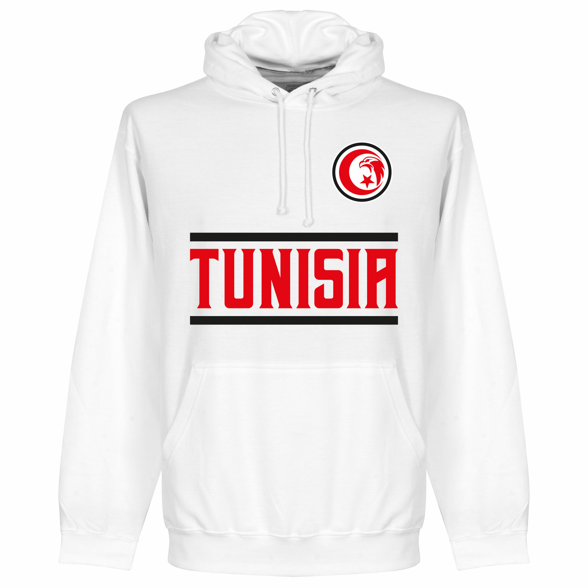 Tunisko - Mikina s kapucí - bílá
