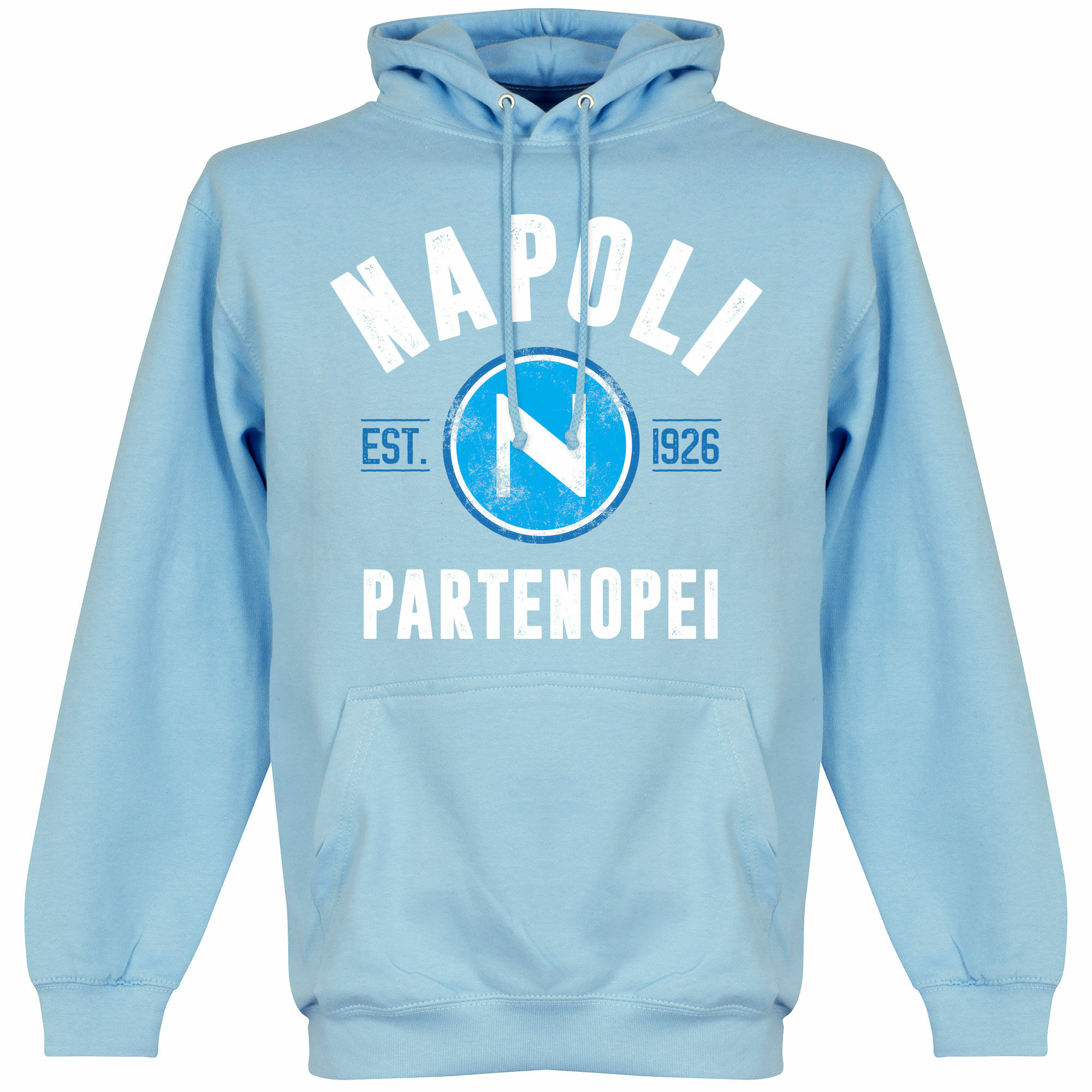 SSC Neapol - Mikina s kapucí "Established" - modrá