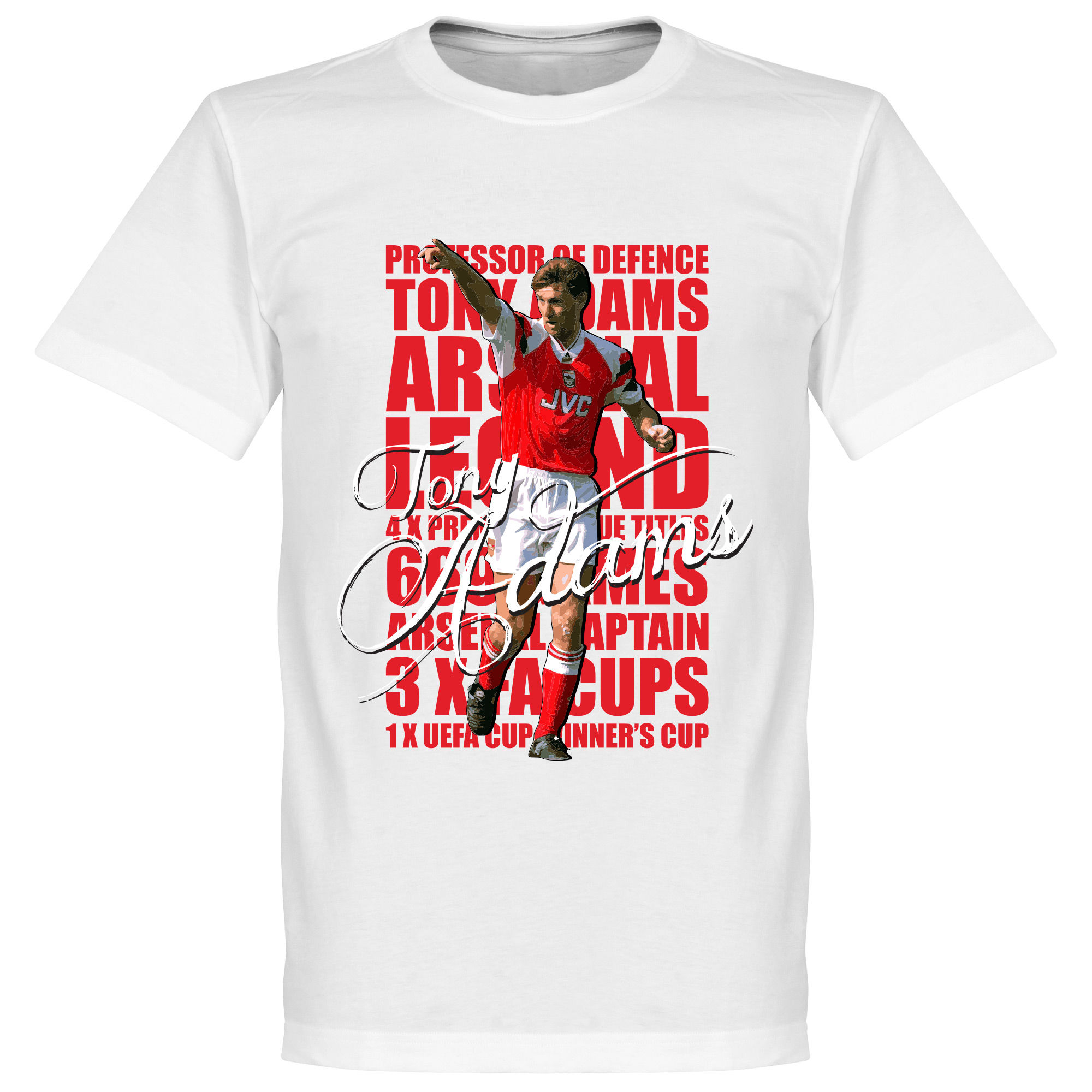 Arsenal - Tričko "Legend" - Tony Adams, bílé