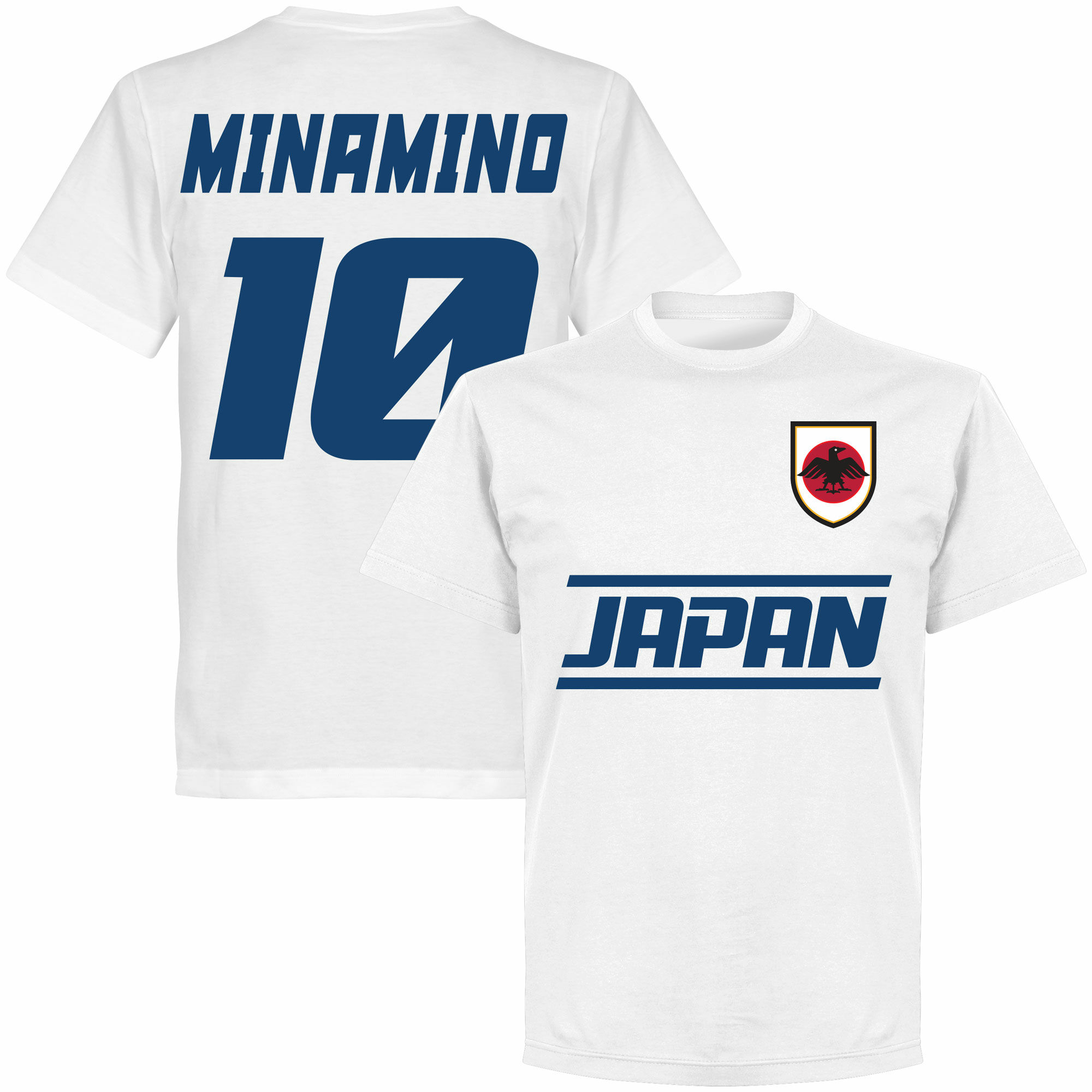 Japonsko - Tričko - Takumi Minamino, bílé, číslo 10