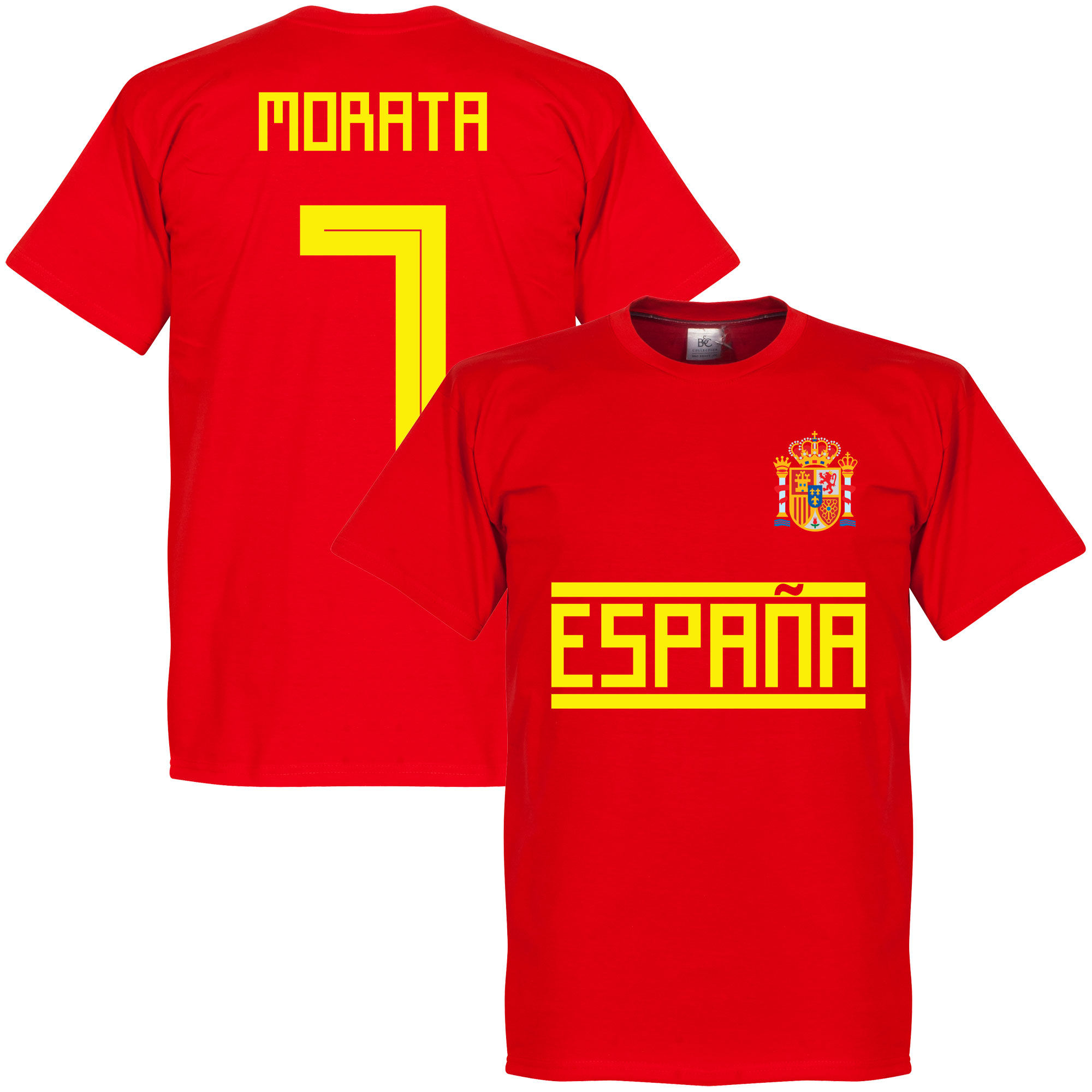 Španělsko - Tričko - červené, číslo 7, Álvaro Morata