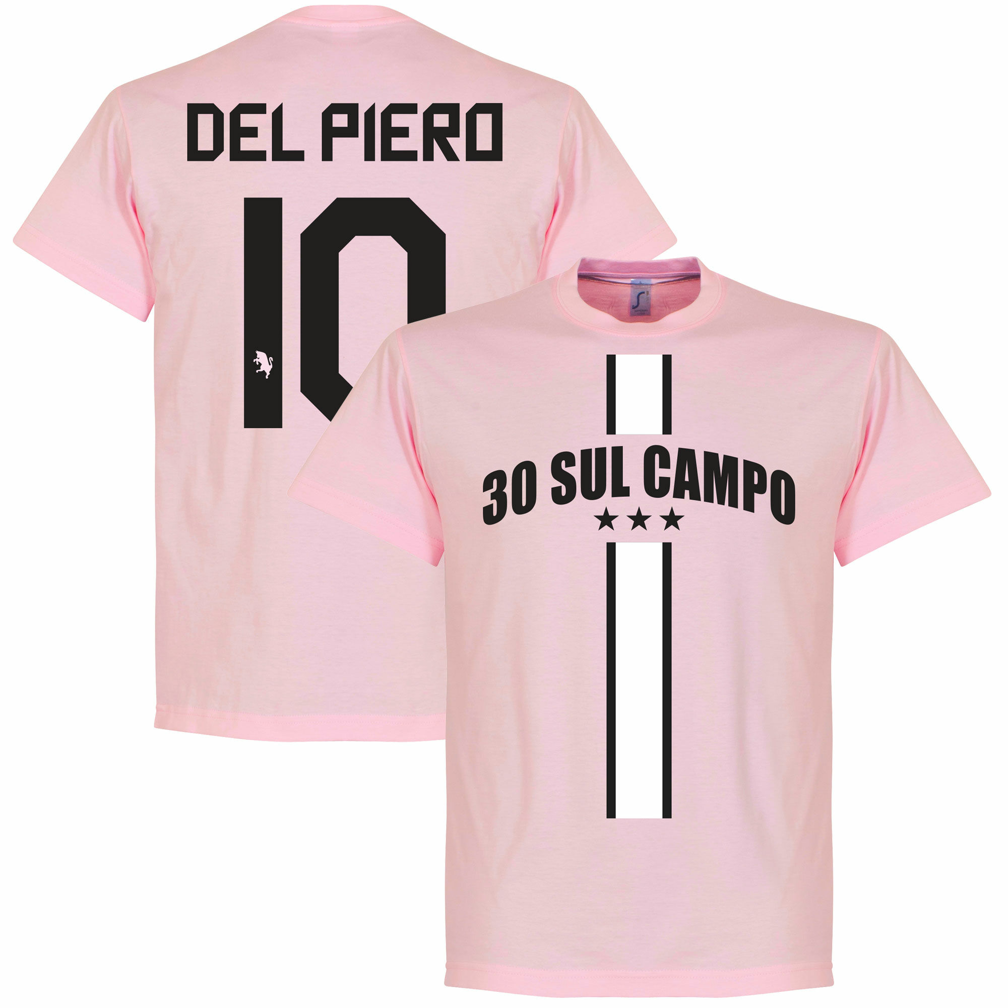 Juventus FC - Tričko "30 Sul Campo" - růžové, Alessandro Del Piero