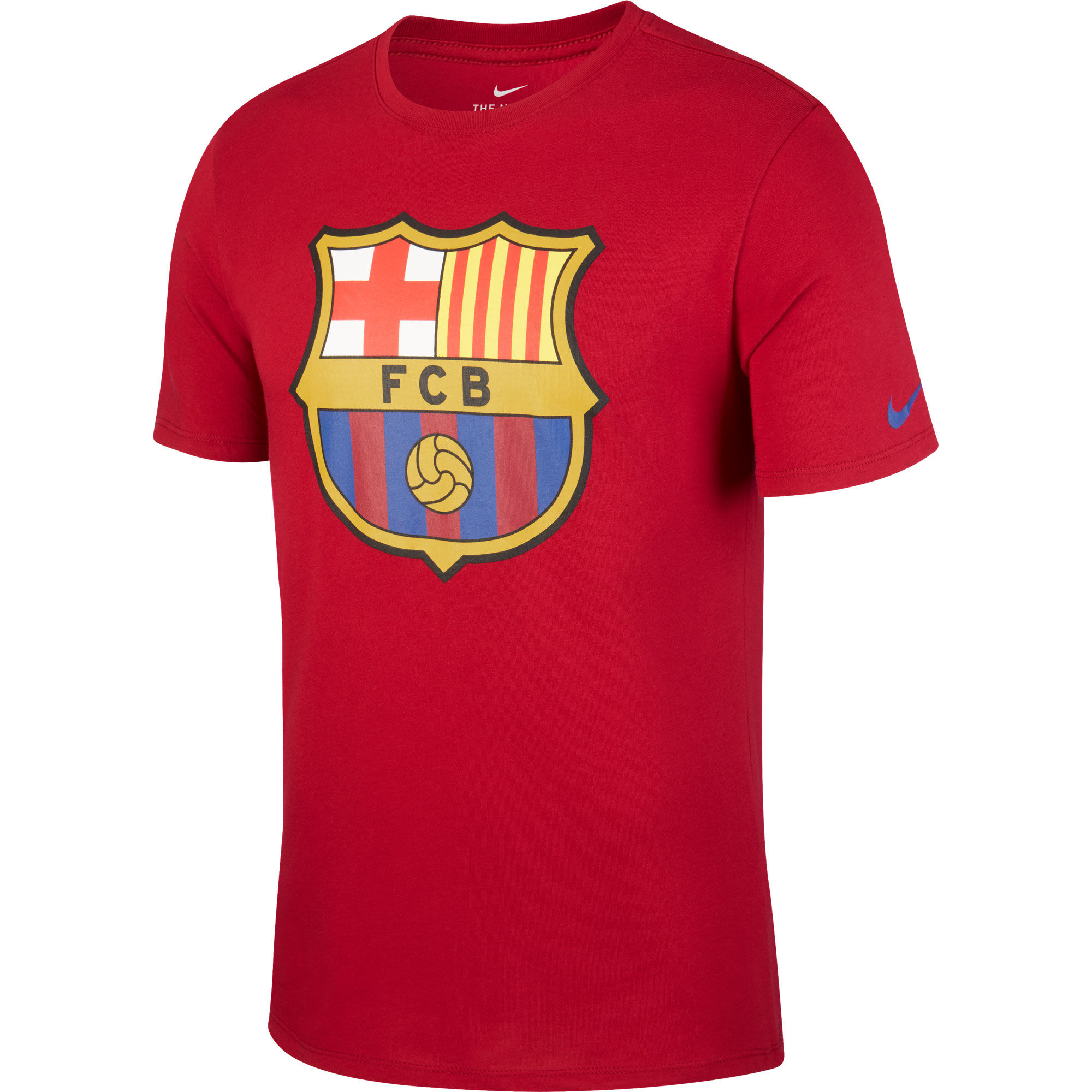 Barcelona - Tričko "Crest" - červené, sezóna 2018/2019