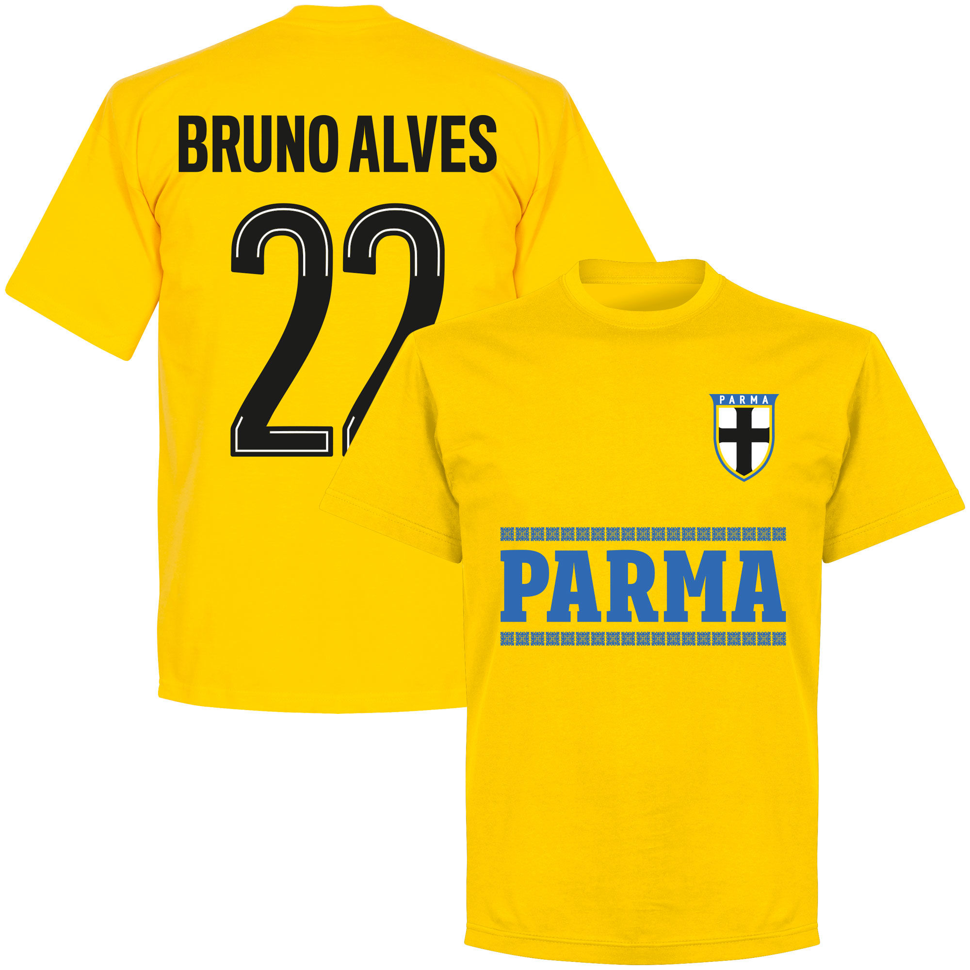 Parma Calcio 1913 - Tričko - žluté, Bruno Alves, číslo 22