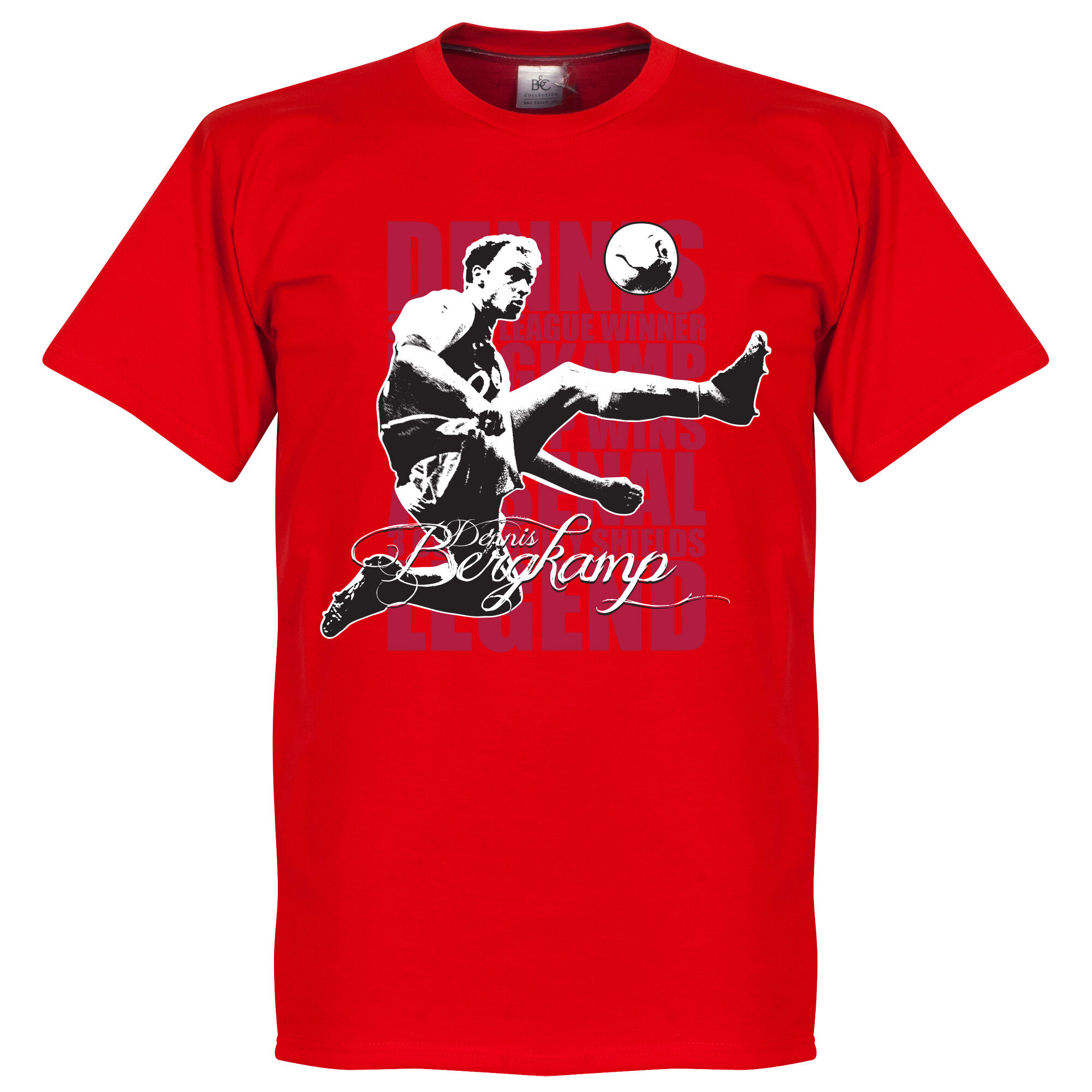 Arsenal - Tričko "Legend" - červené, Dennis Bergkamp
