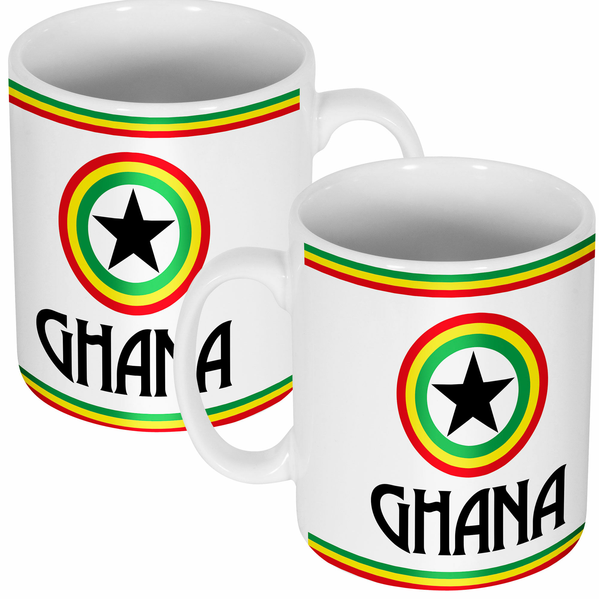 Ghana - Hrnek - bílý