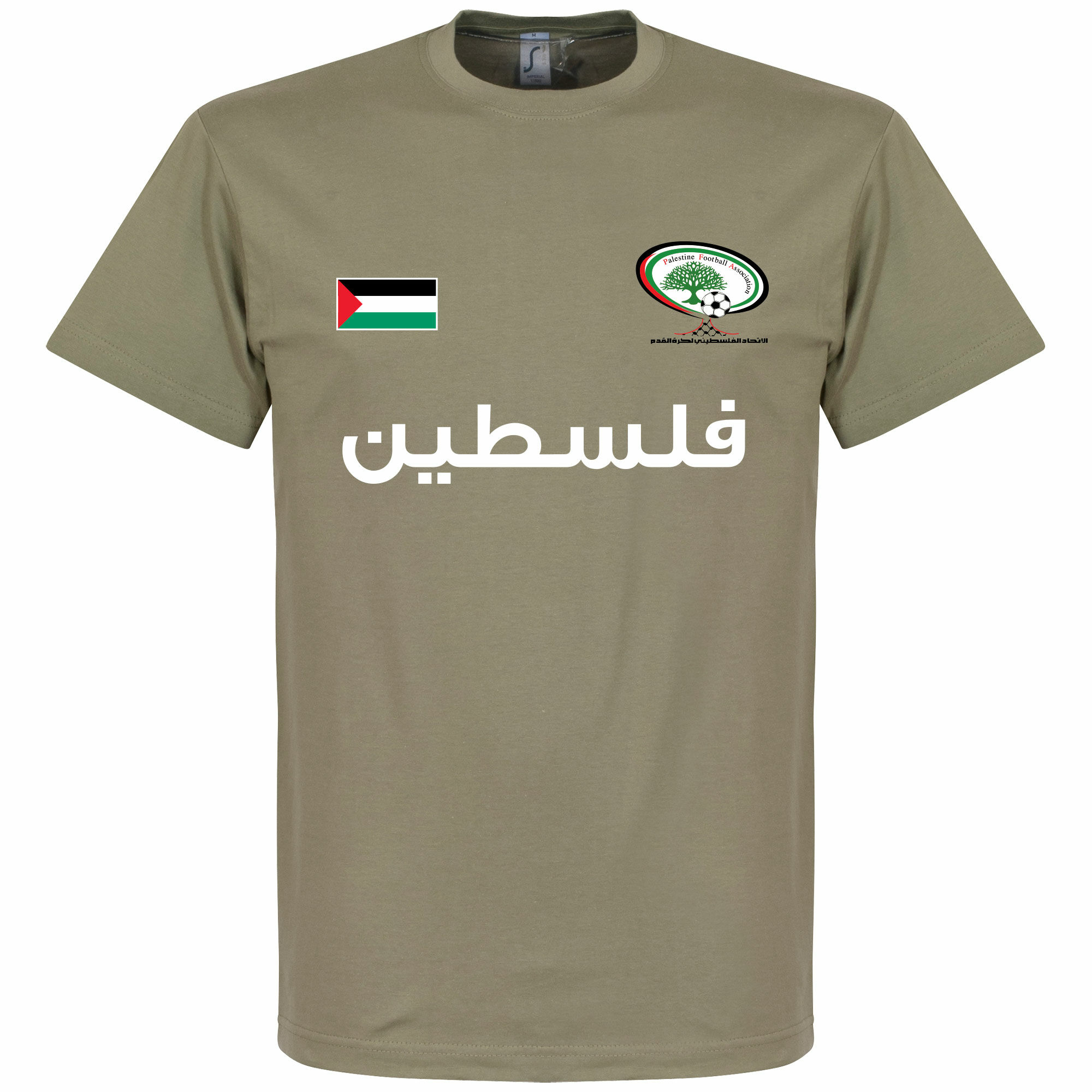 Palestina - Tričko - khaki