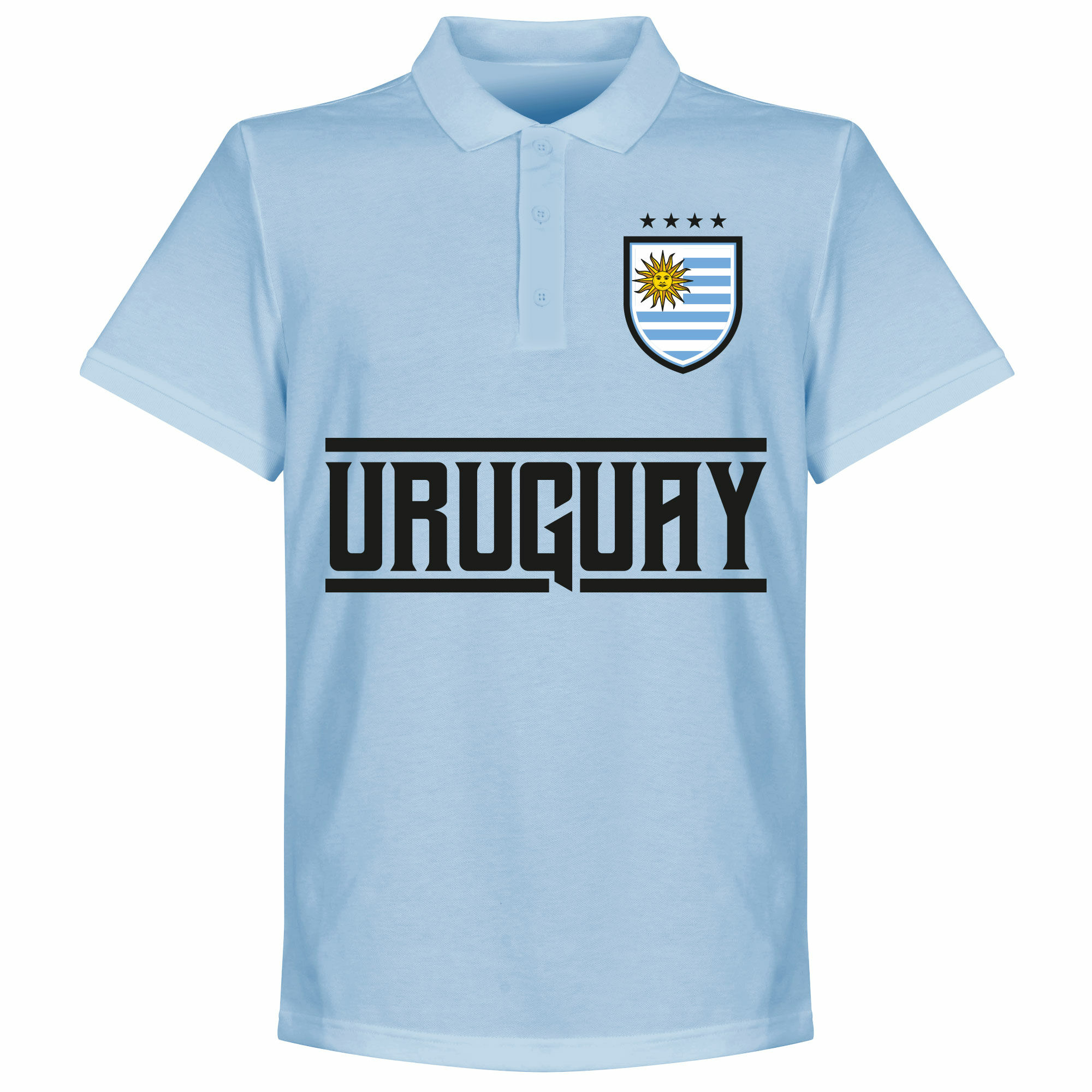 Uruguay - Tričko s límečkem - modré