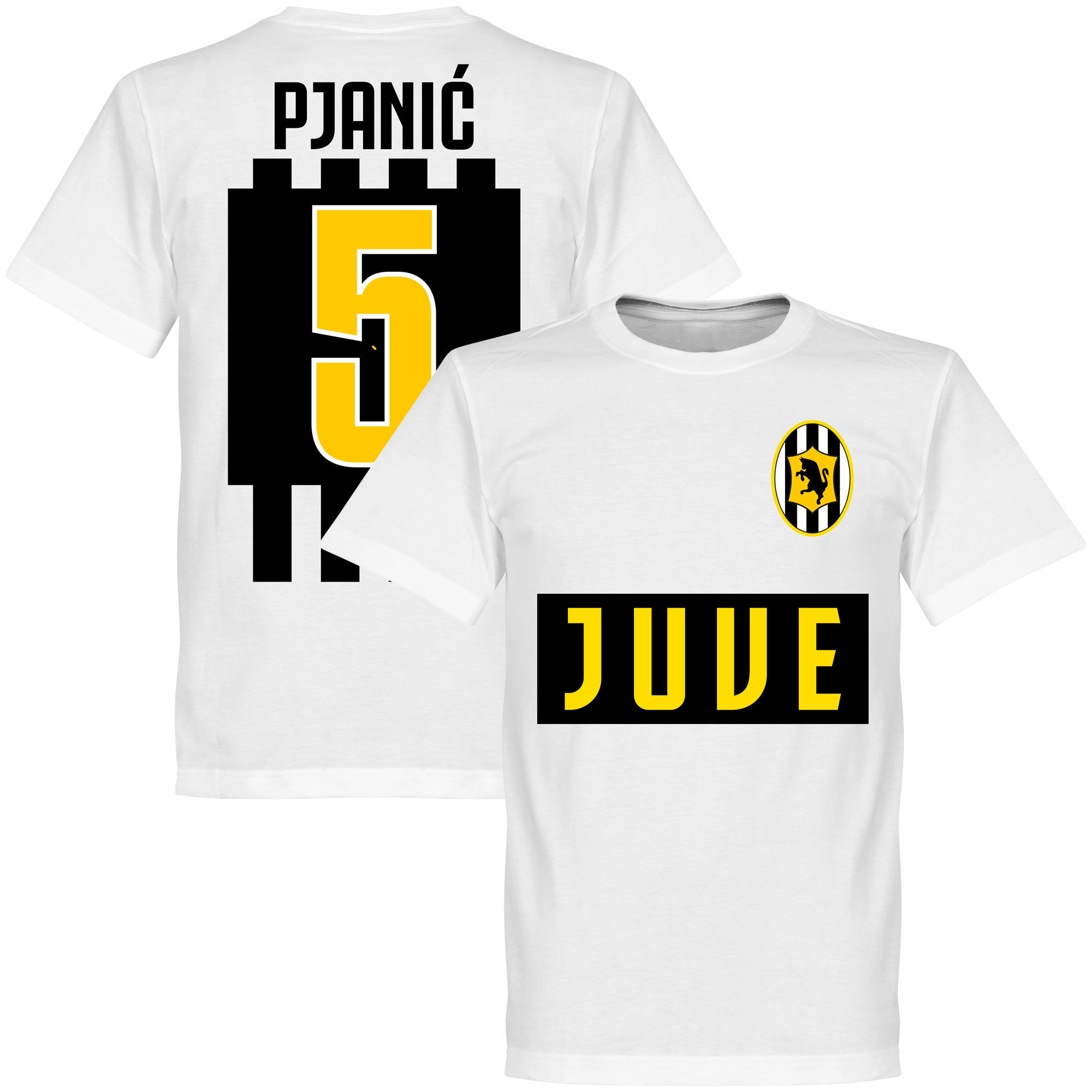 Juventus FC - Tričko - bílé, Miralem Pjanić, číslo 5