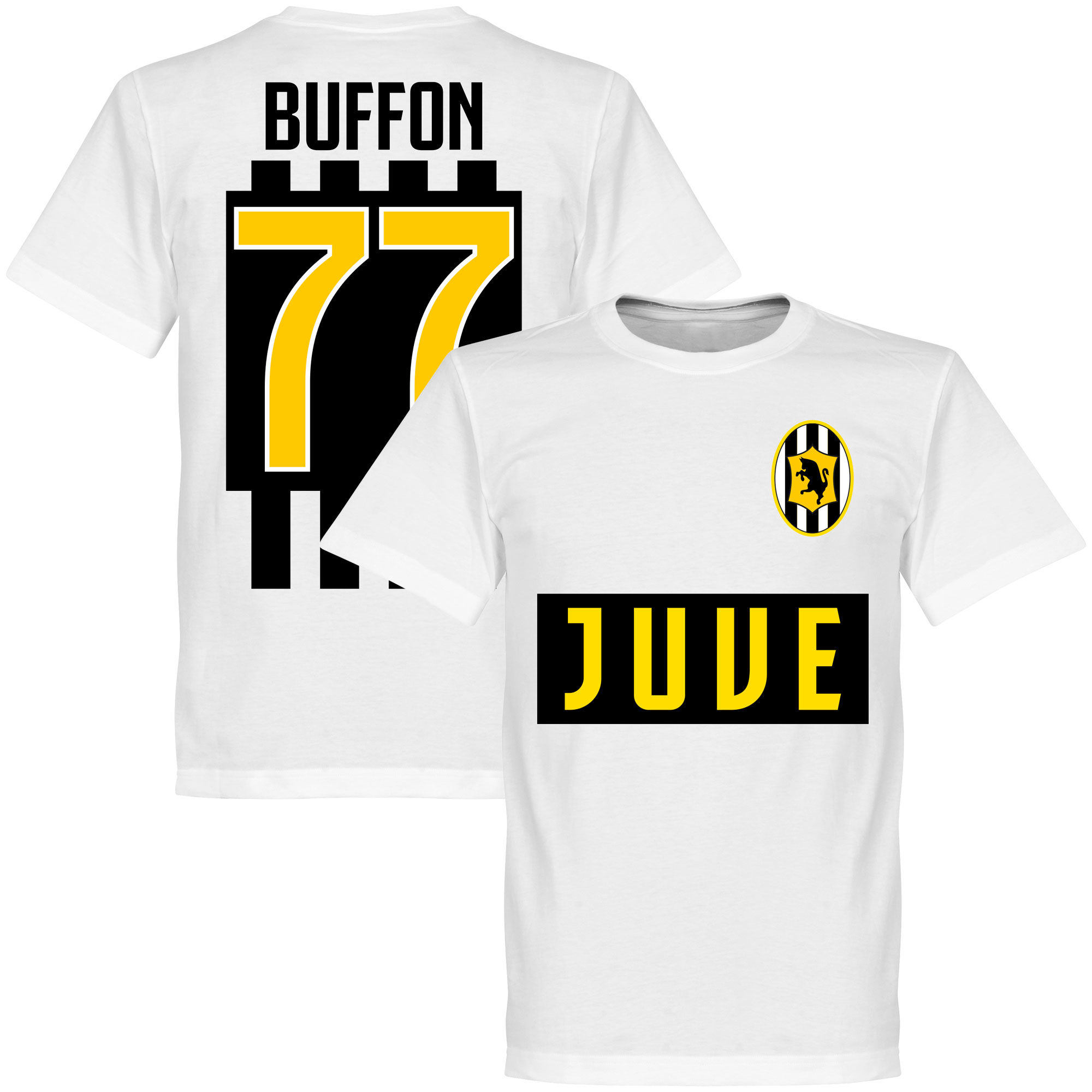 Juventus FC - Tričko - bílé, Gianluigi Buffon, číslo 77