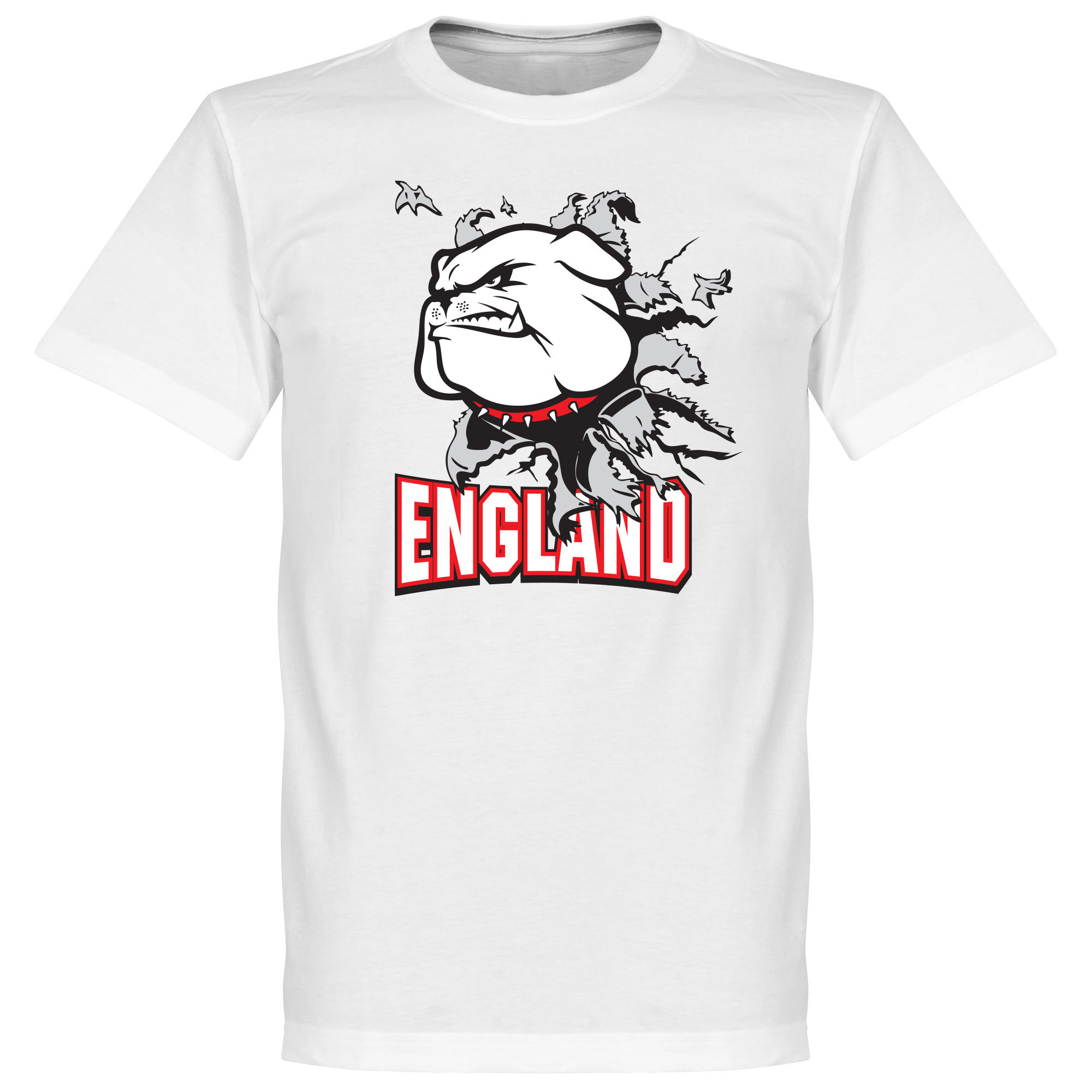 Anglie - Tričko "Bulldog" - bílé