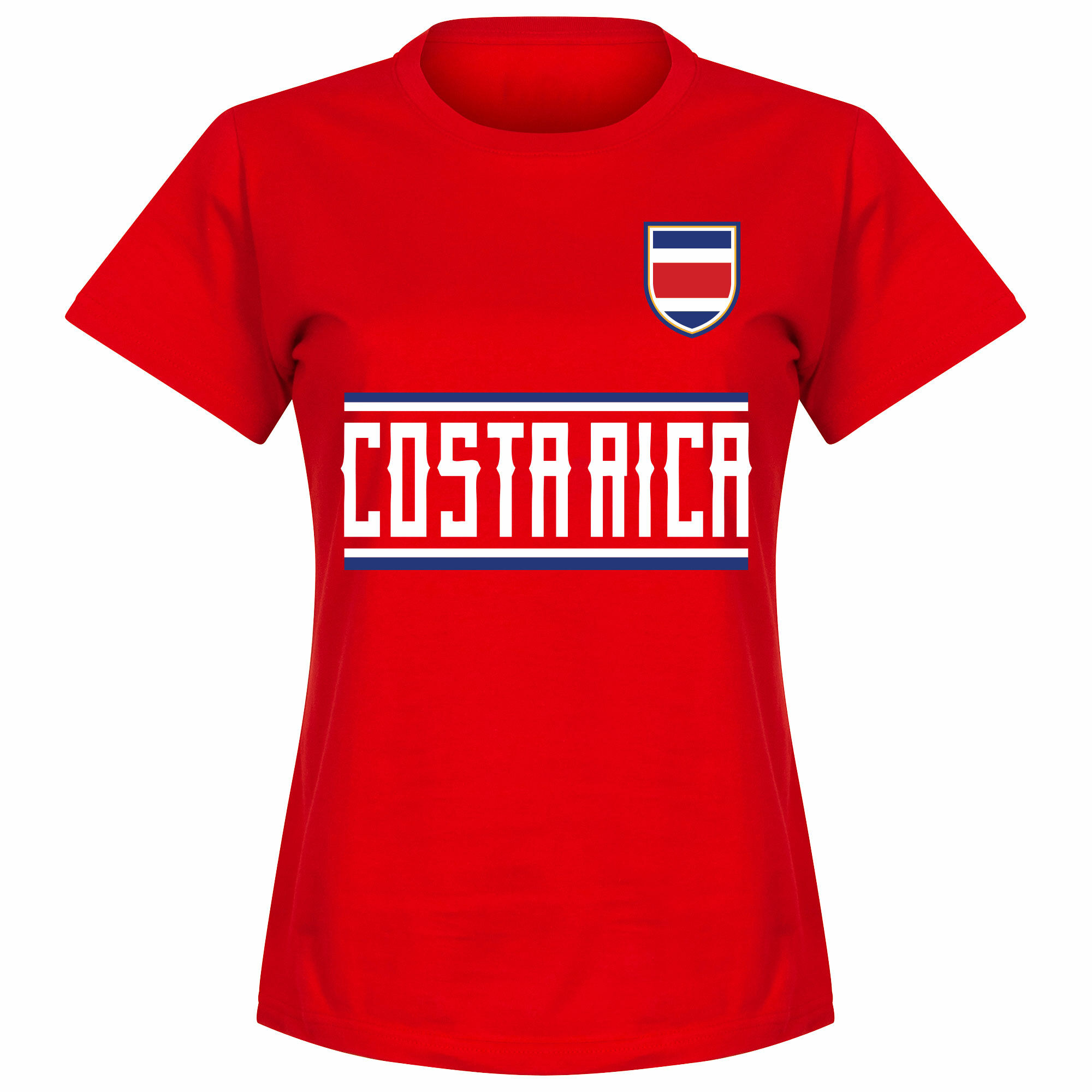 Kostarika - Tričko dámské - červené