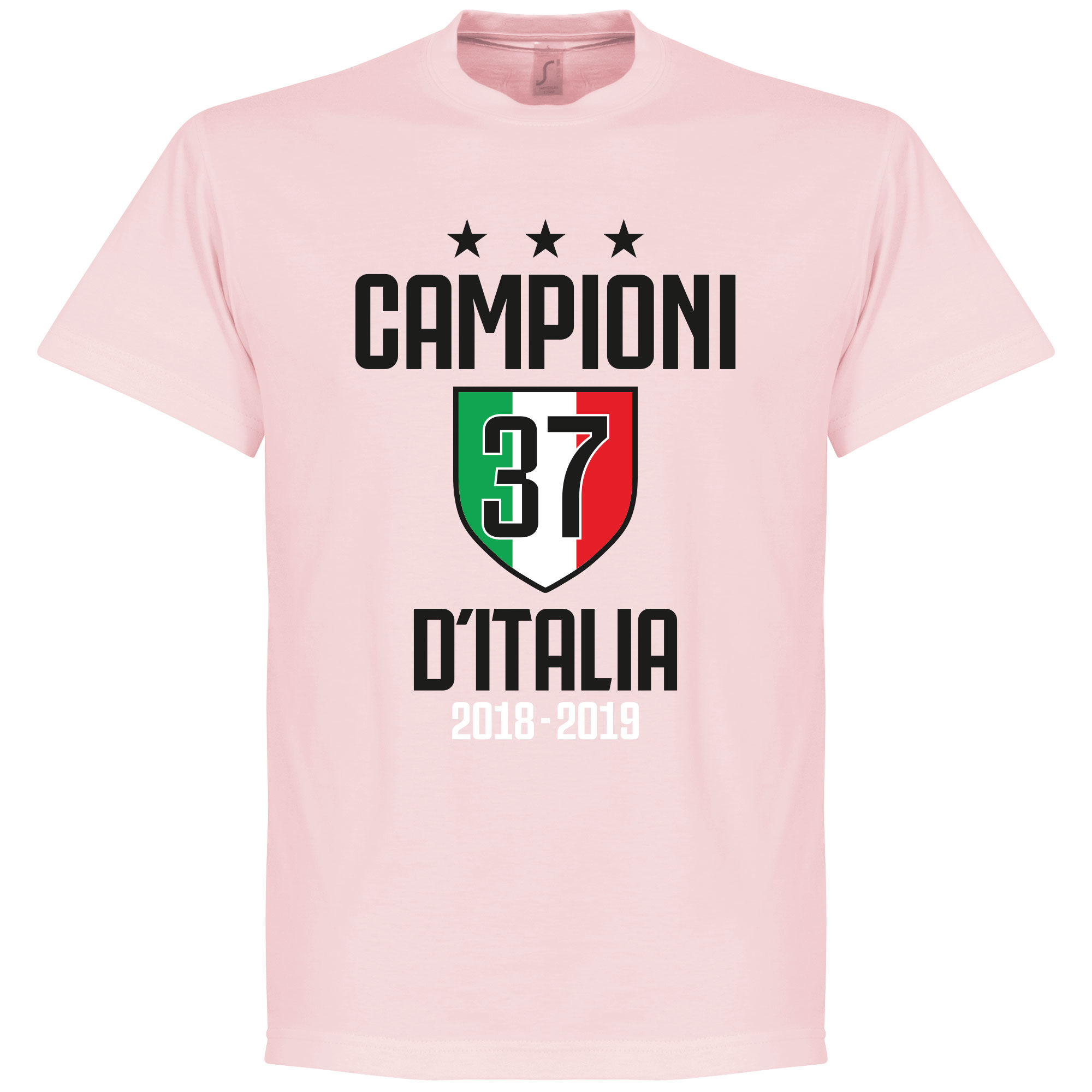 Juventus FC - Tričko "Campioni D'Italia" - růžové, číslo 37