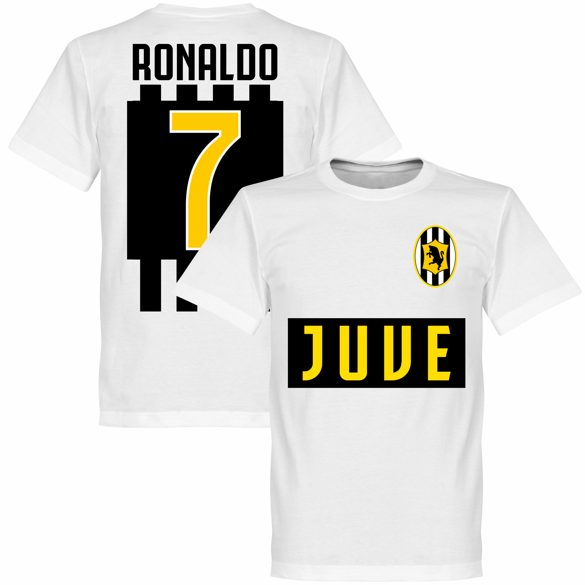 Juventus FC - Tričko dětské - bílé, Ronaldo, číslo 7