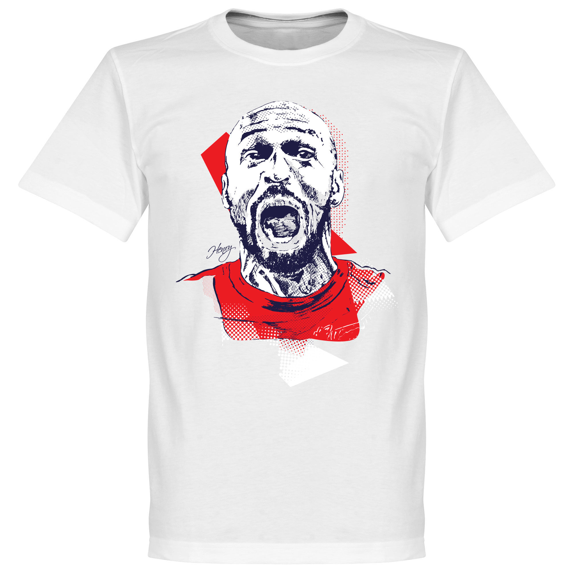Arsenal - Tričko "Backpost" - bílé, Thierry Henry