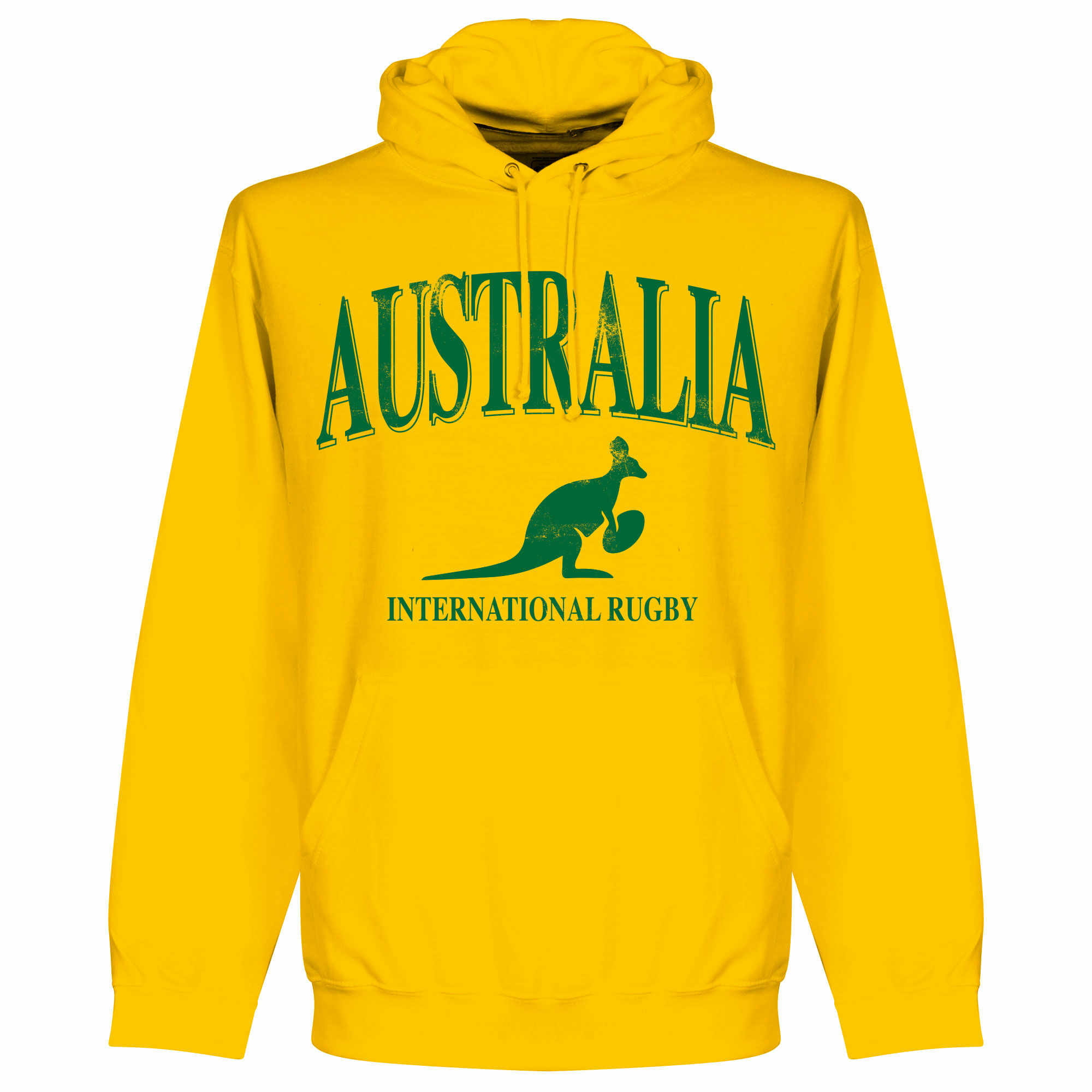 Austrálie - Mikina s kapucí "Rugby" - zelená