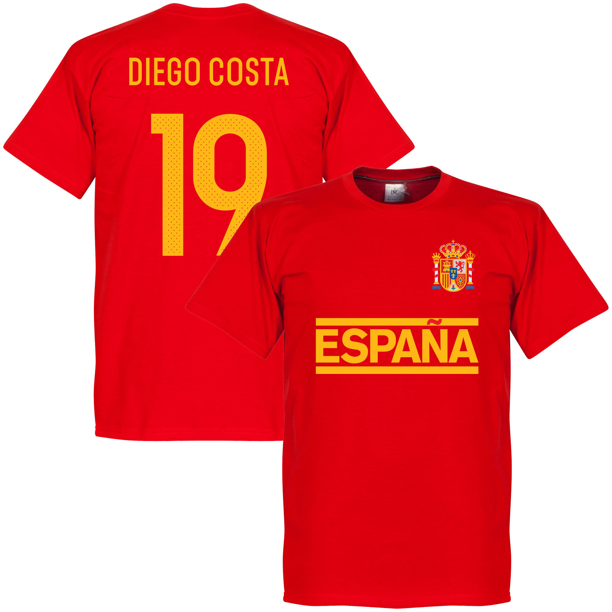 Španělsko - Tričko - červené, Diego da Silva Costa
