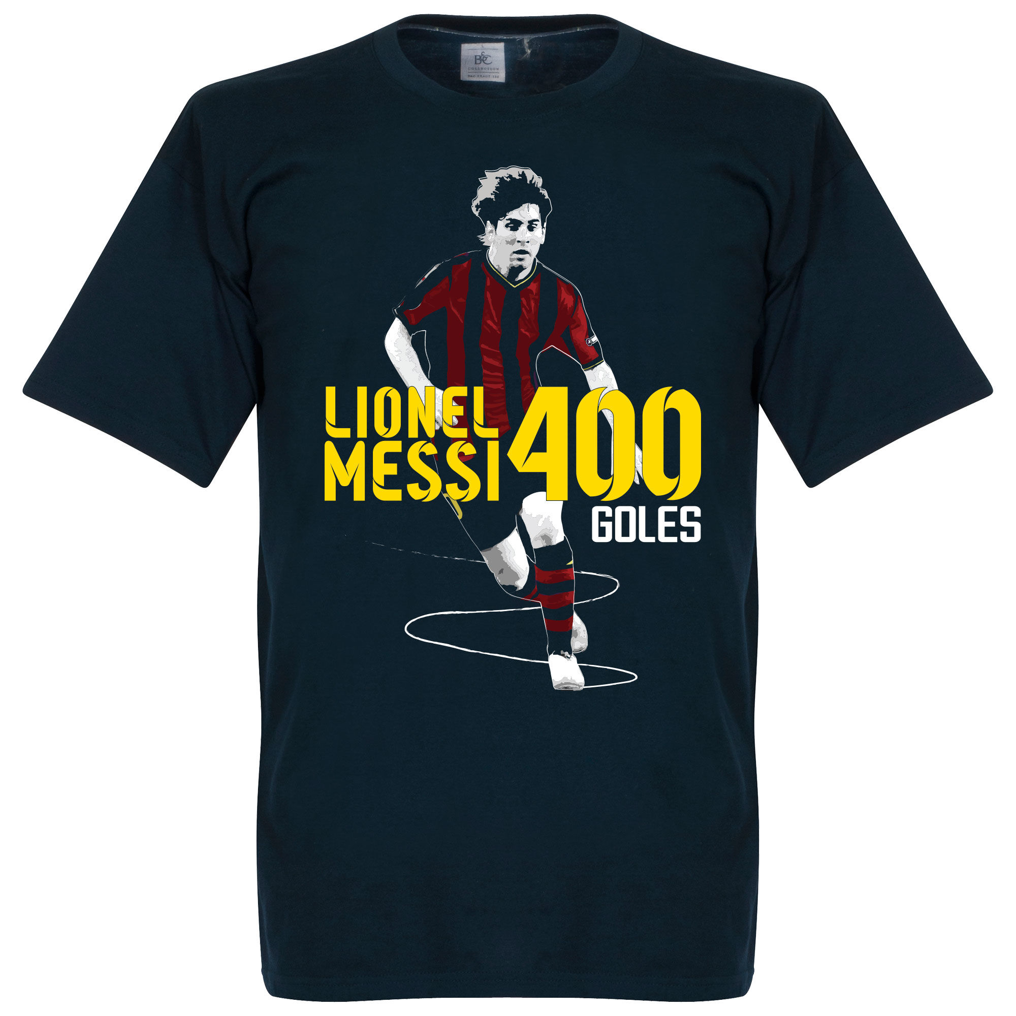 Barcelona - Tričko "400 Record Goalscorer" dětské - Lionel Messi, modré