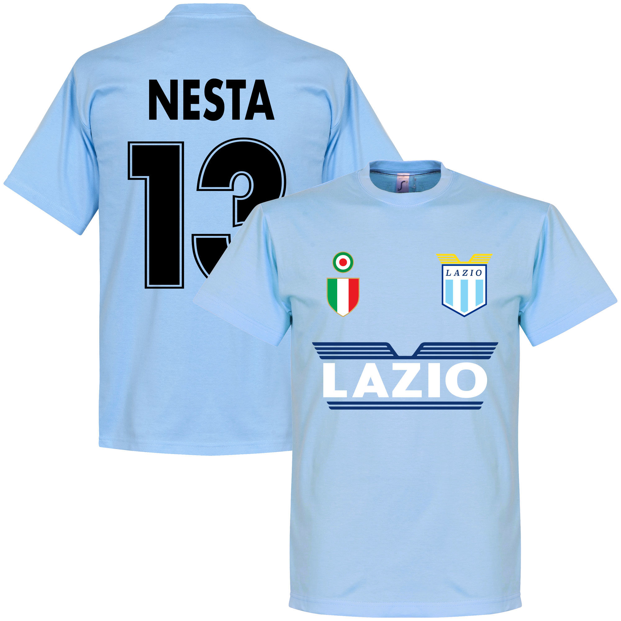 SS Lazio - Tričko - číslo 13, Alessandro Nesta, modré