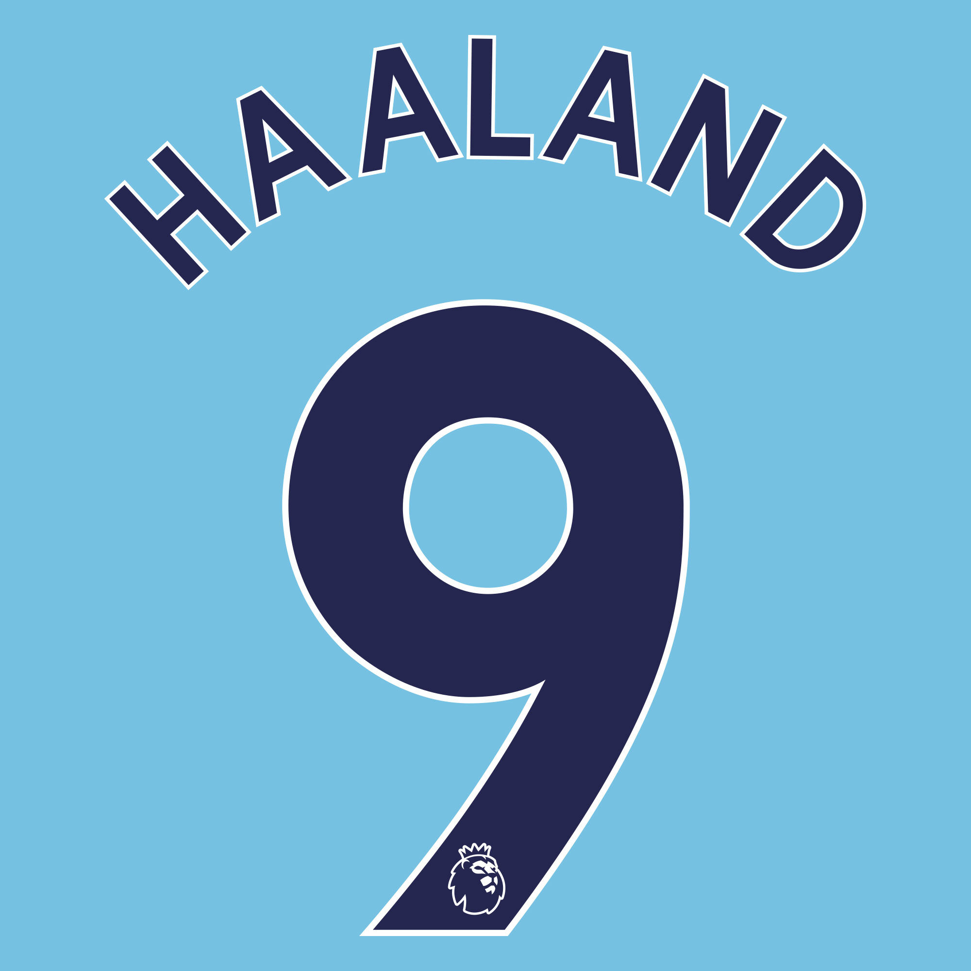 Ensemble Maillot Haaland 9 Manchester City 2023/2024 Domicile Enfant