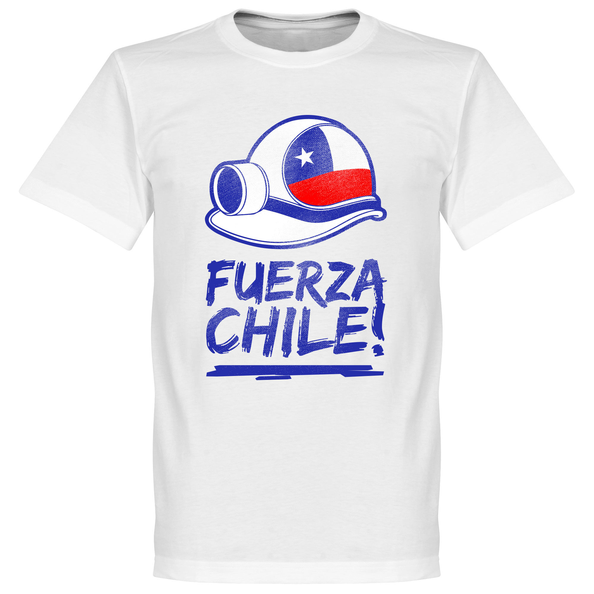 Chile - Tričko "Los 33 Fuerza" - bílé