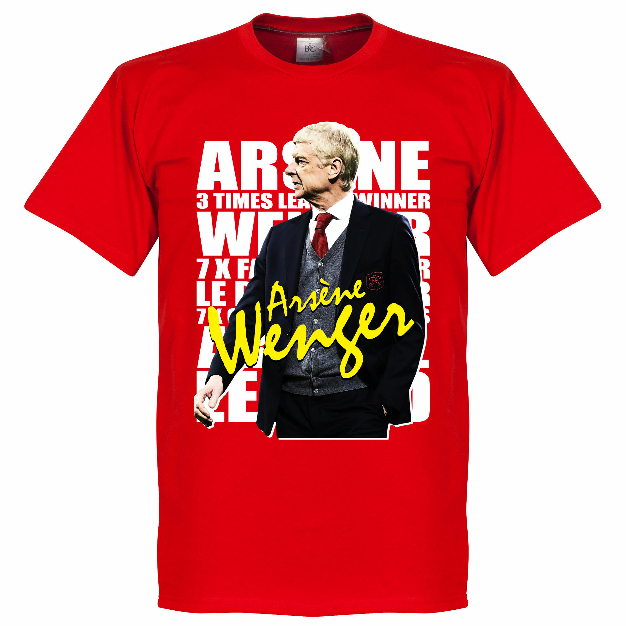 Arsenal - Tričko "Legend" - červené, Arsene Wenger