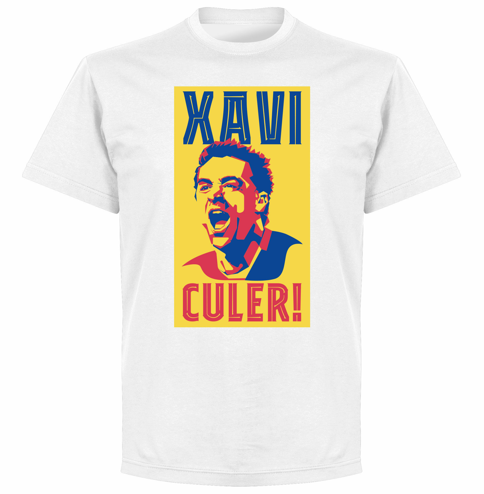 Barcelona - Tričko "Culer" - Xavi, bílé