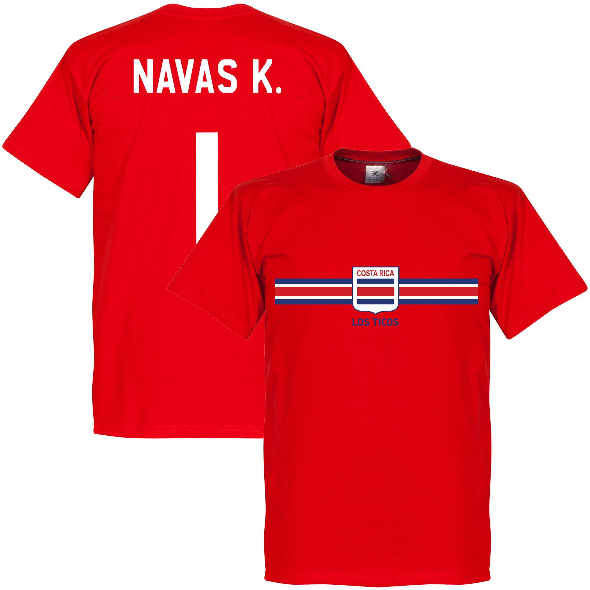 Kostarika - Tričko - červené, Keylor Navas