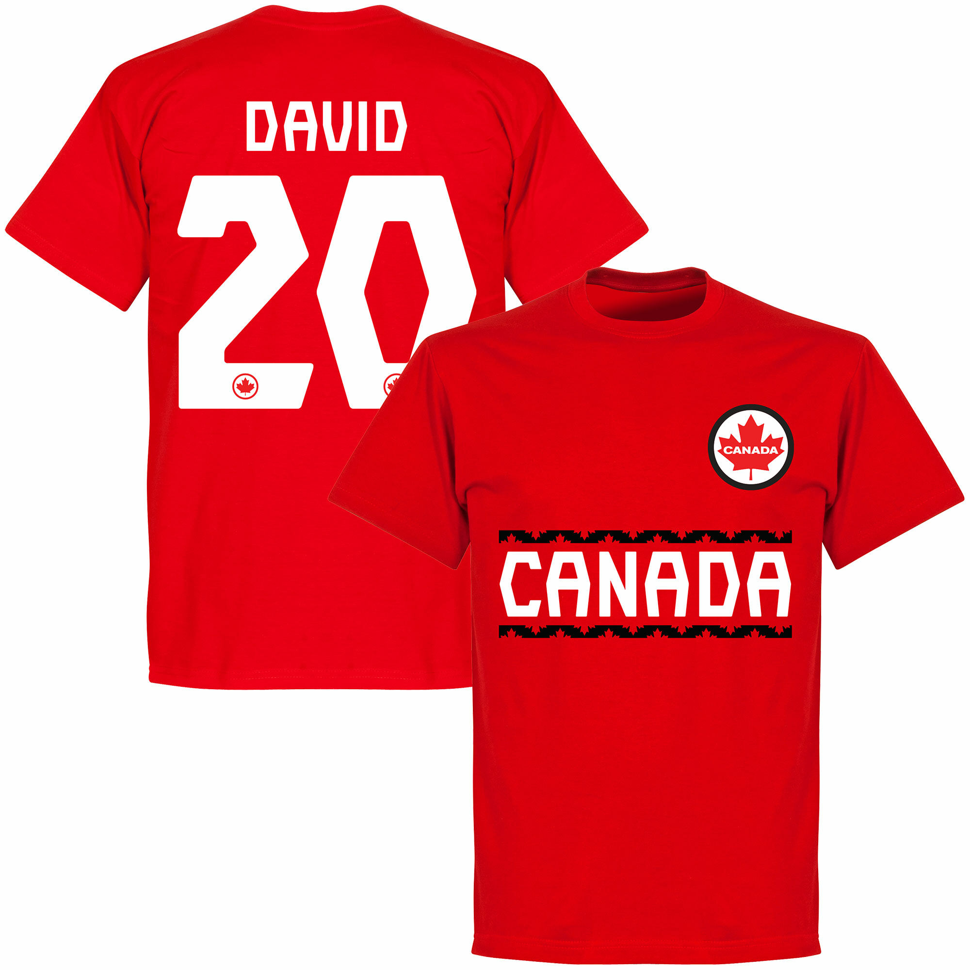 Kanada - Tričko - červené, číslo 20, Jonathan David