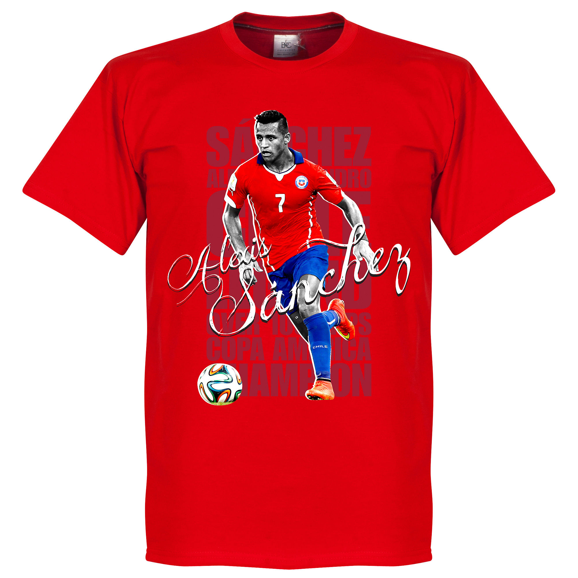 Chile - Tričko "Legend" - červené, Alexis Sánchez