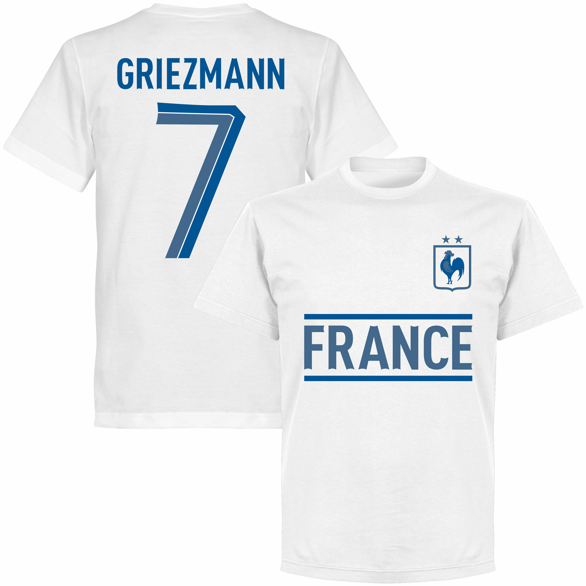 Francie - Tričko - bílé, Antoine Griezmann, číslo 7