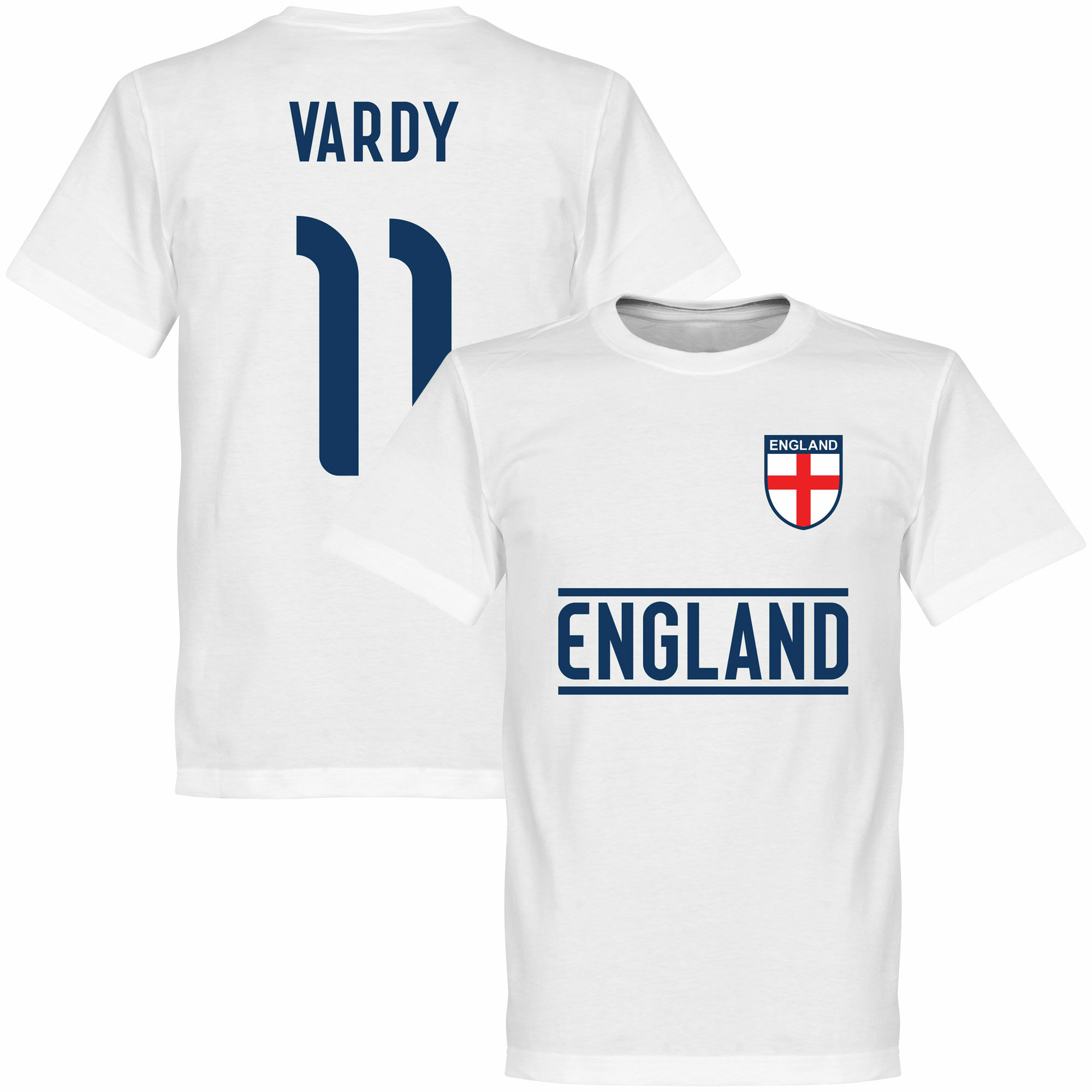 Anglie - Tričko - bílé, Jamie Vardy