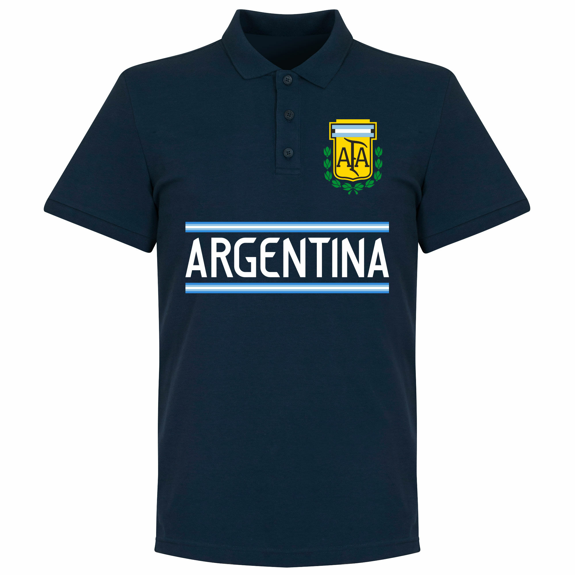 Argentina - Tričko s límečkem - modré