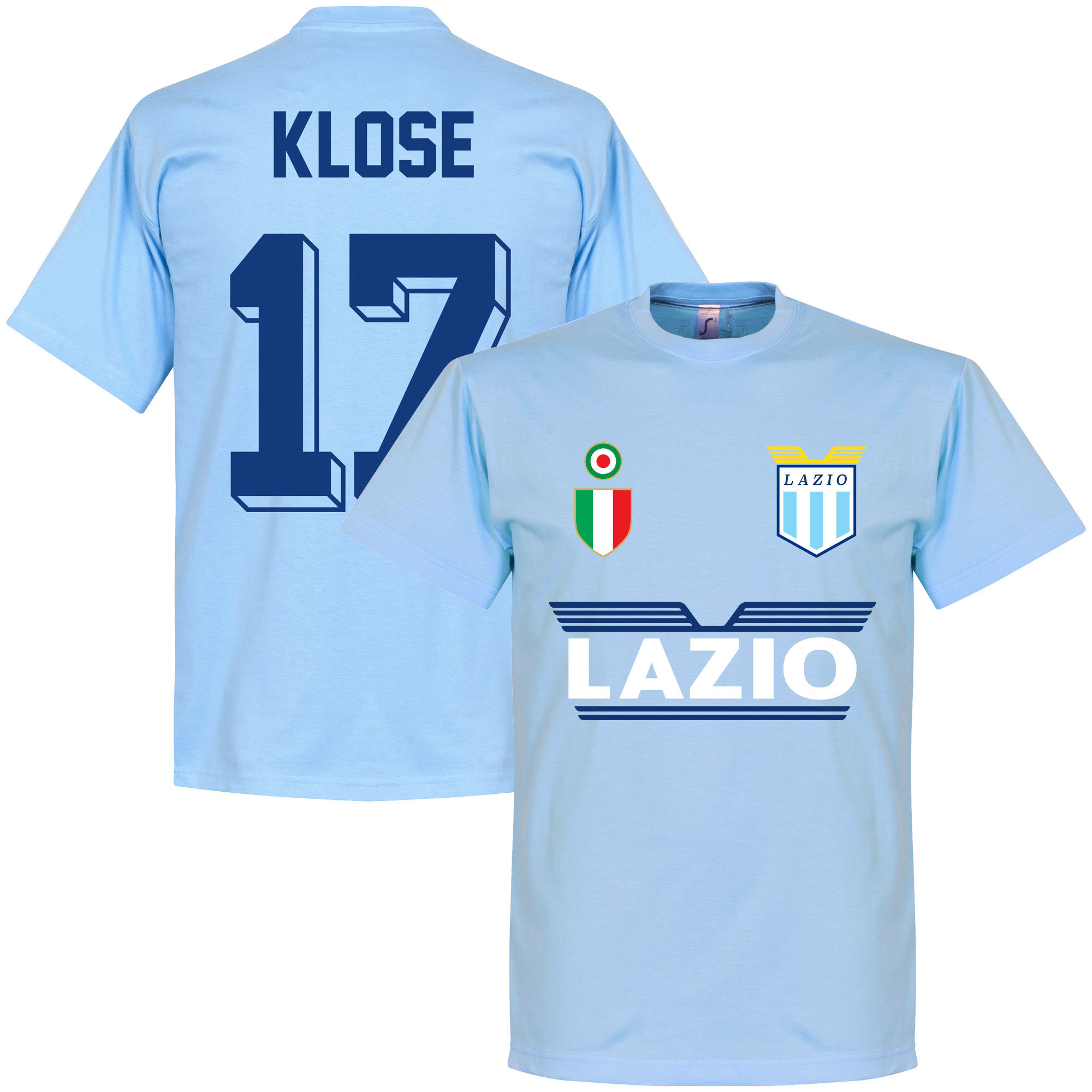 SS Lazio - Tričko - číslo 17, Miroslav Klose, modré