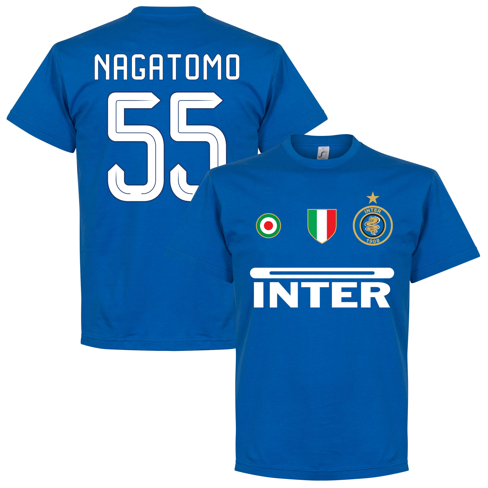 Inter Milan No55 Nagatomo Home Long Sleeves Jersey
